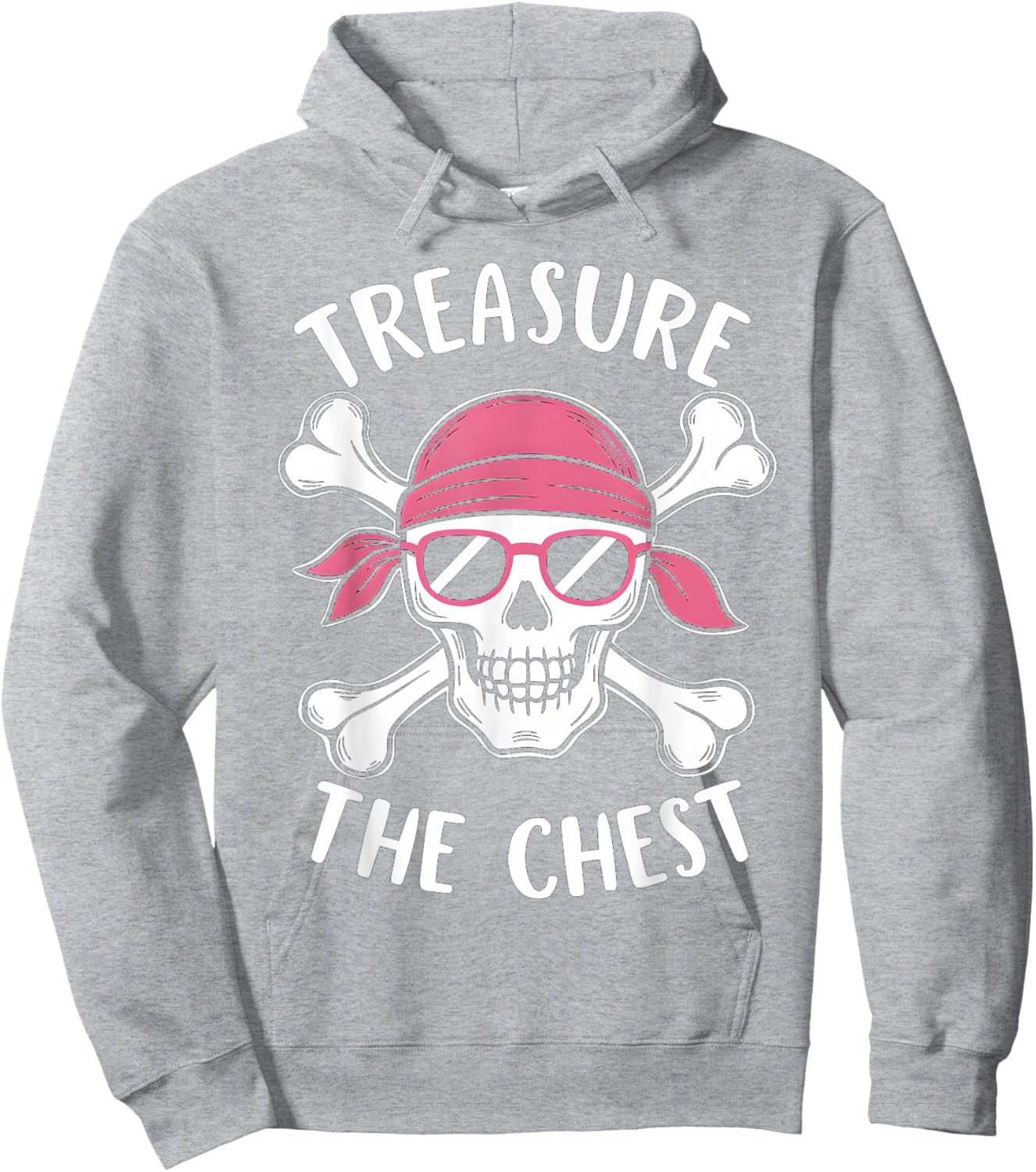 Treasure The Chest Breast Cancer Awareness Men Women Kids Hoodie - Hoodie | Ash