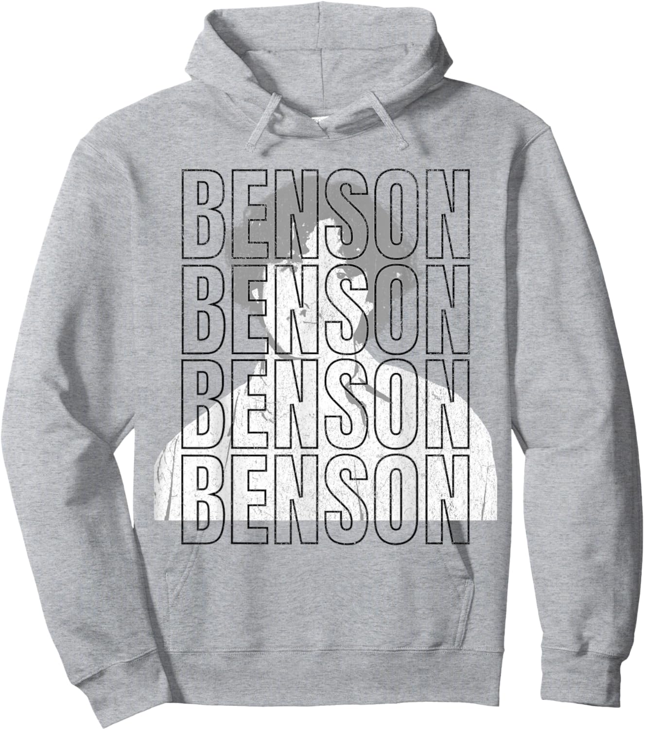 Benson First Name T With Glasses Personalized Vintage Hoodie - Hoodie | Ash