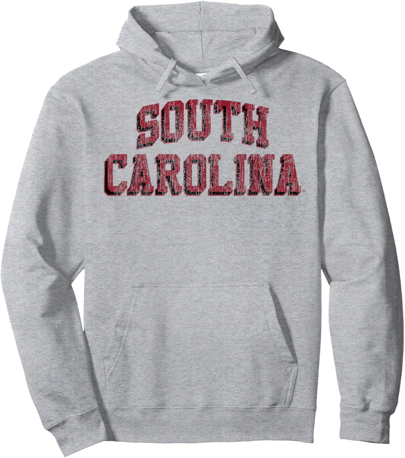 South Carolina Gamecocks Retro Arch Logo Officially Licensed Hoodie - Hoodie | Ash