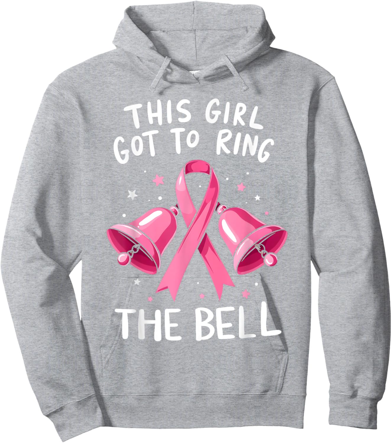 This Girl Got to Ring the Bell Breast Cancer Awareness Women Hoodie - Hoodie | Ash