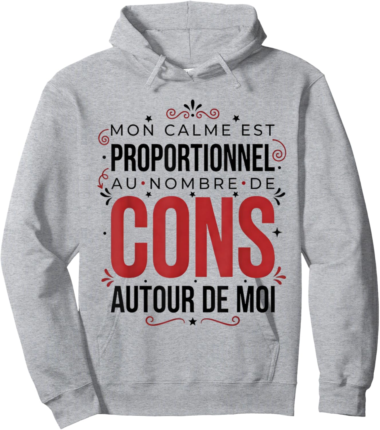 Funny Quote Humor and Sarcasm French Hoodie - Hoodie | Ash