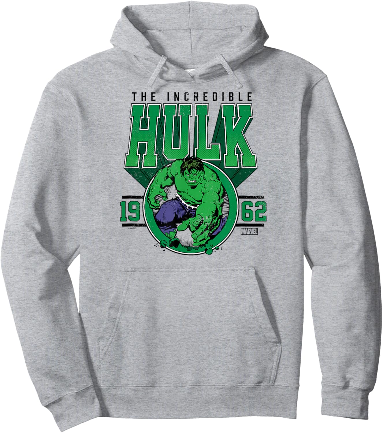 Hulk - Collegiate Hoodie - Hoodie | Ash