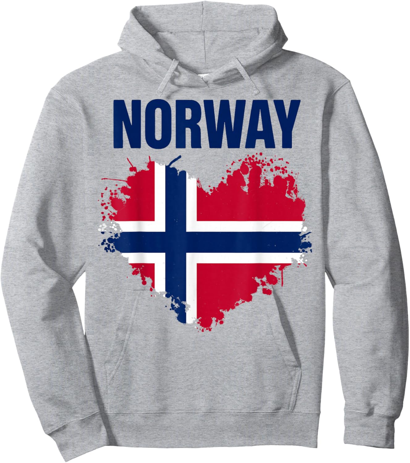 Norway Flag Outfit Idea & Norge Norwegian Roots Hoodie - Hoodie | Ash