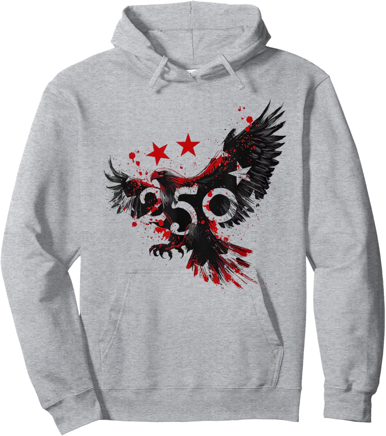 250 Years American 1776 2026 250th 4th July Independence Day Hoodie - Hoodie | Ash