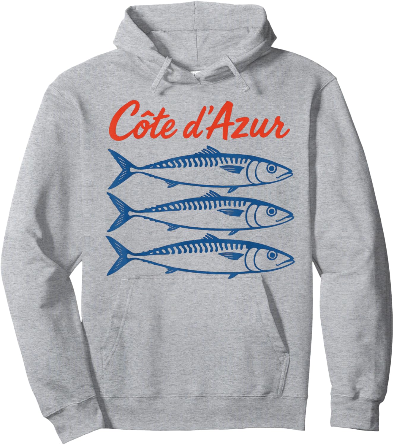 Côte d'Azur Sardinen Hoodie - Hoodie | Ash