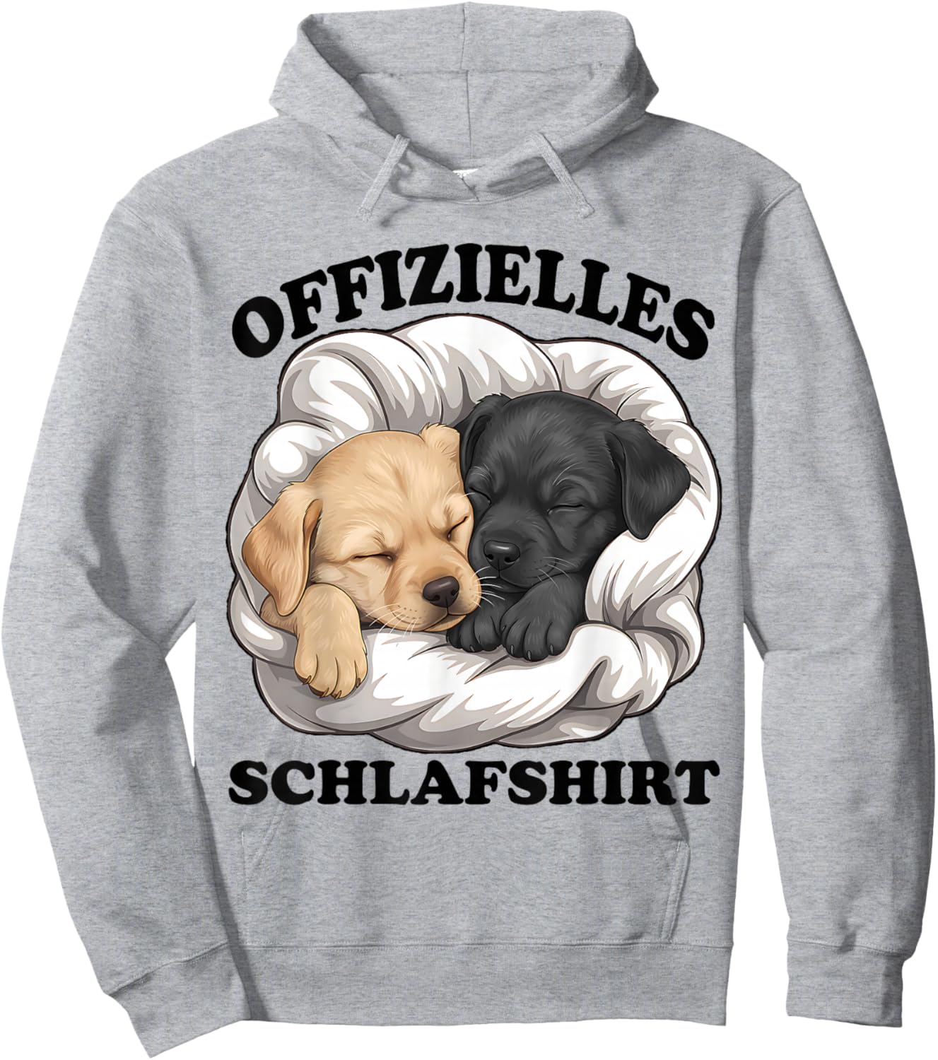 Official Sleep Shirt Funny Labrador Retriever Dog Hoodie - Hoodie | Ash