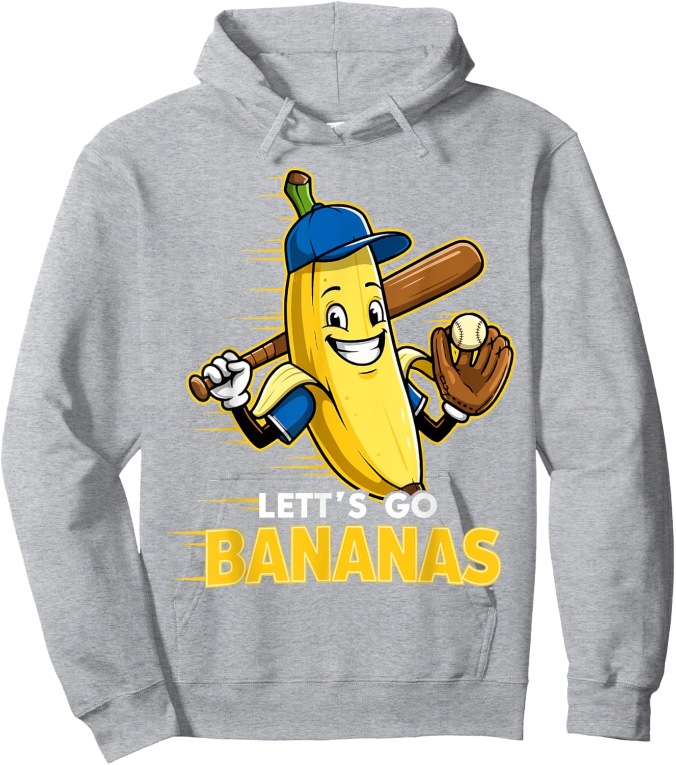 Funny Banana Shirts Gift Fruit Lovers Boys Lets Go Bananas Hoodie - Hoodie | Ash