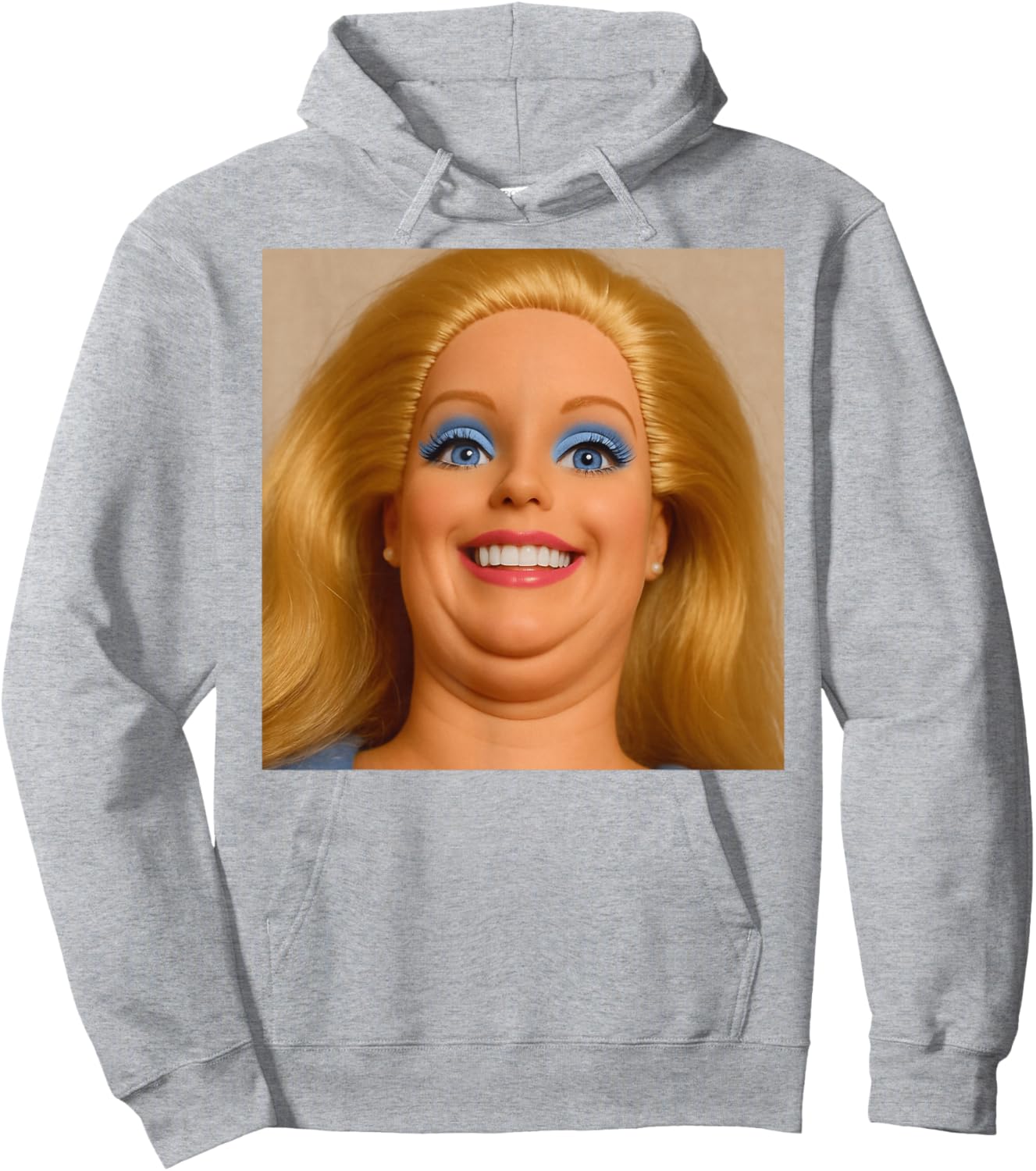 Disgusted Face Meme Doll Babe X Only Baby Love Date Fans Hoodie - Hoodie | Ash