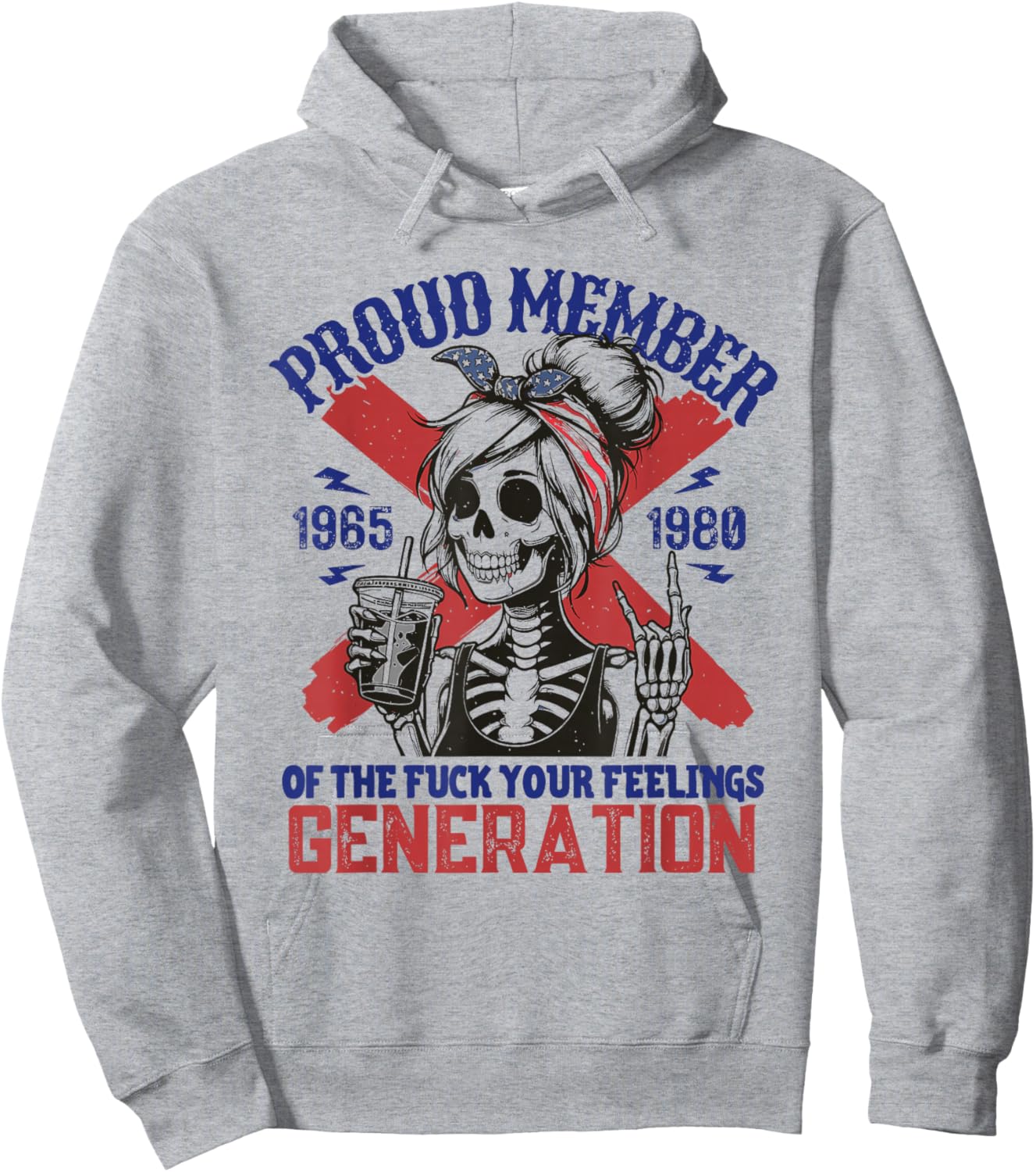 Skeleton Hoodie - Hoodie | Ash