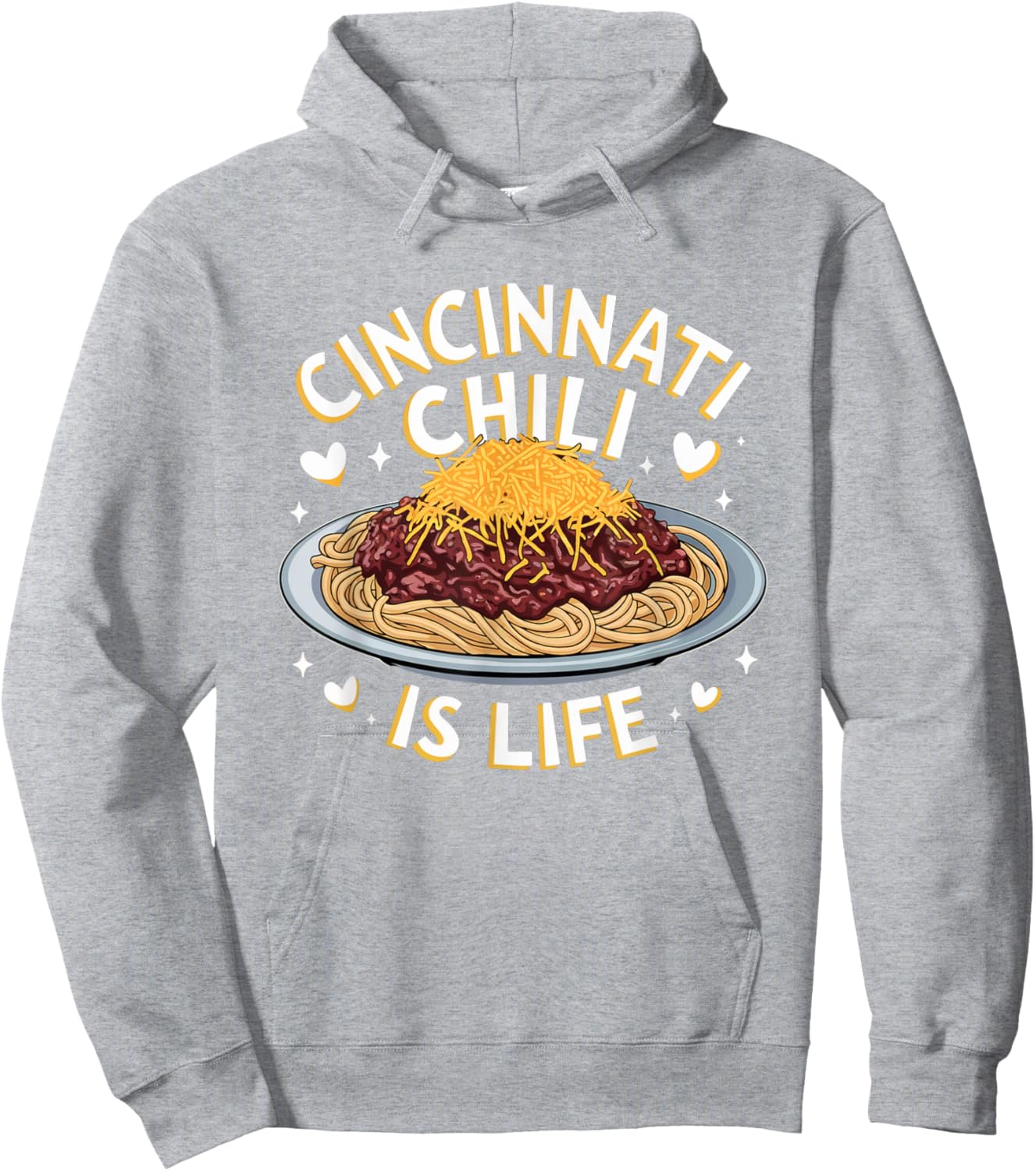 Cincinnati Chili - Iconic Ohio Comfort Food Design Hoodie - Hoodie | Ash