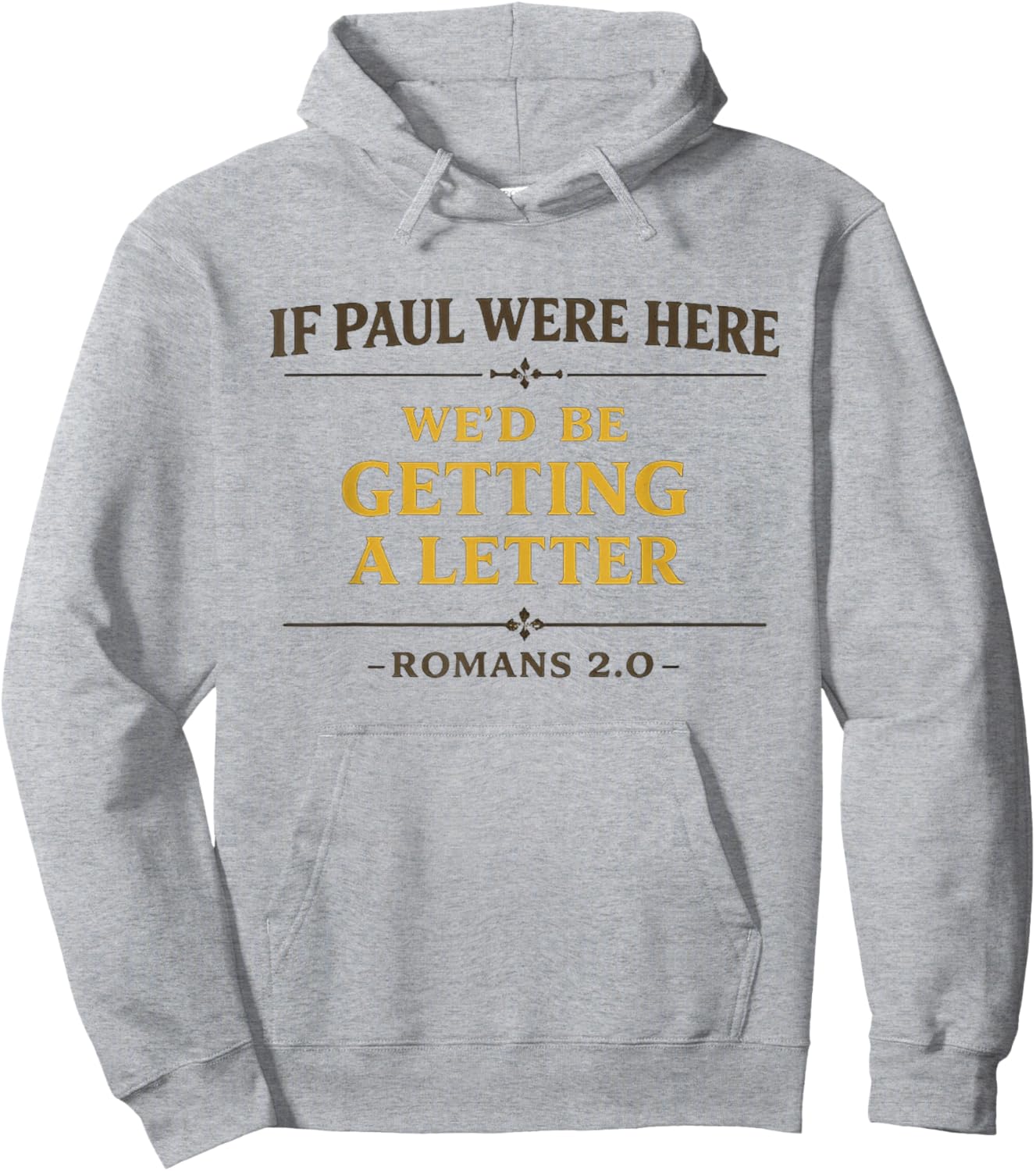 Apostle Paul Funny Bible Joke Bible Study Humor Verse Hoodie - Hoodie | Ash
