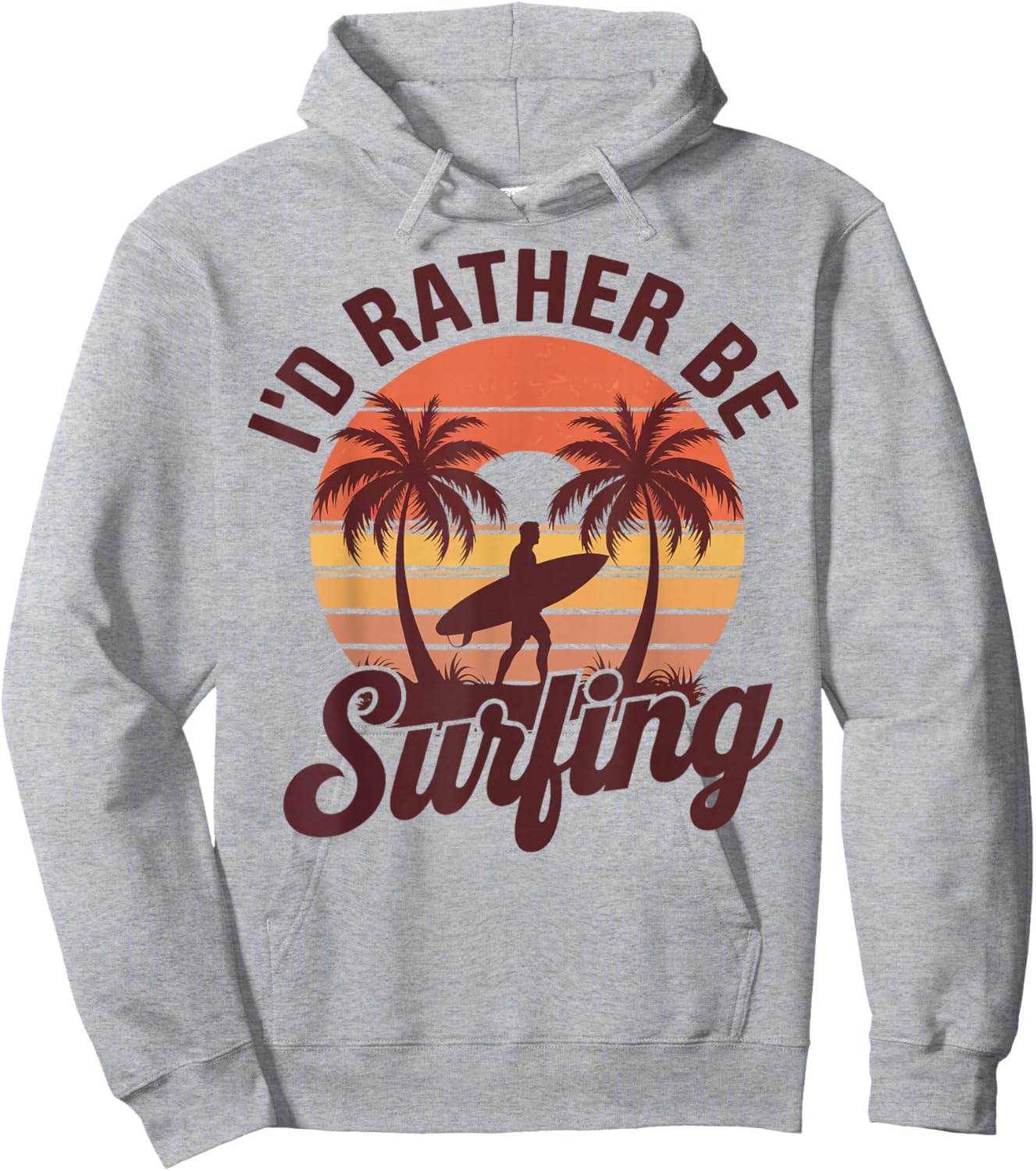 I'd Rather Be Surfing Hoodie - Hoodie | Ash