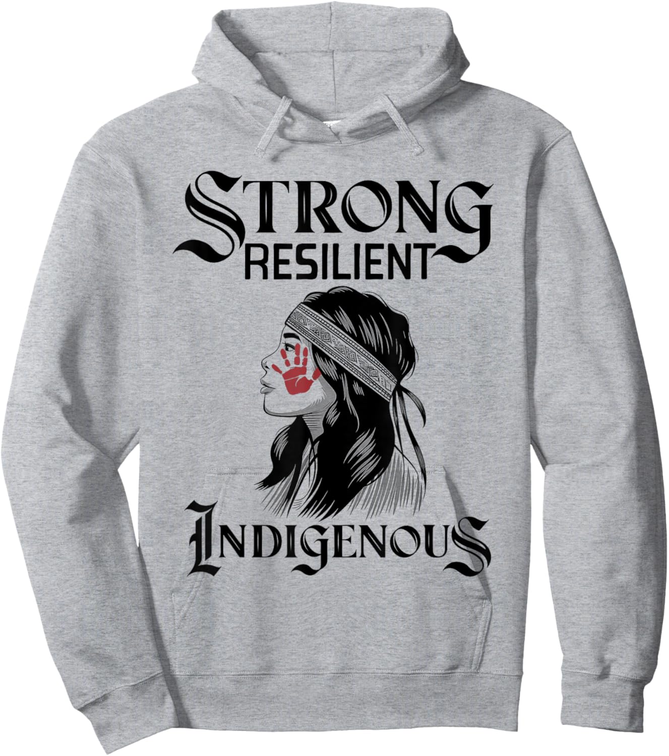Strong Resilient Indigenous Women MMIW Awareness Women Hoodie - Hoodie | Ash