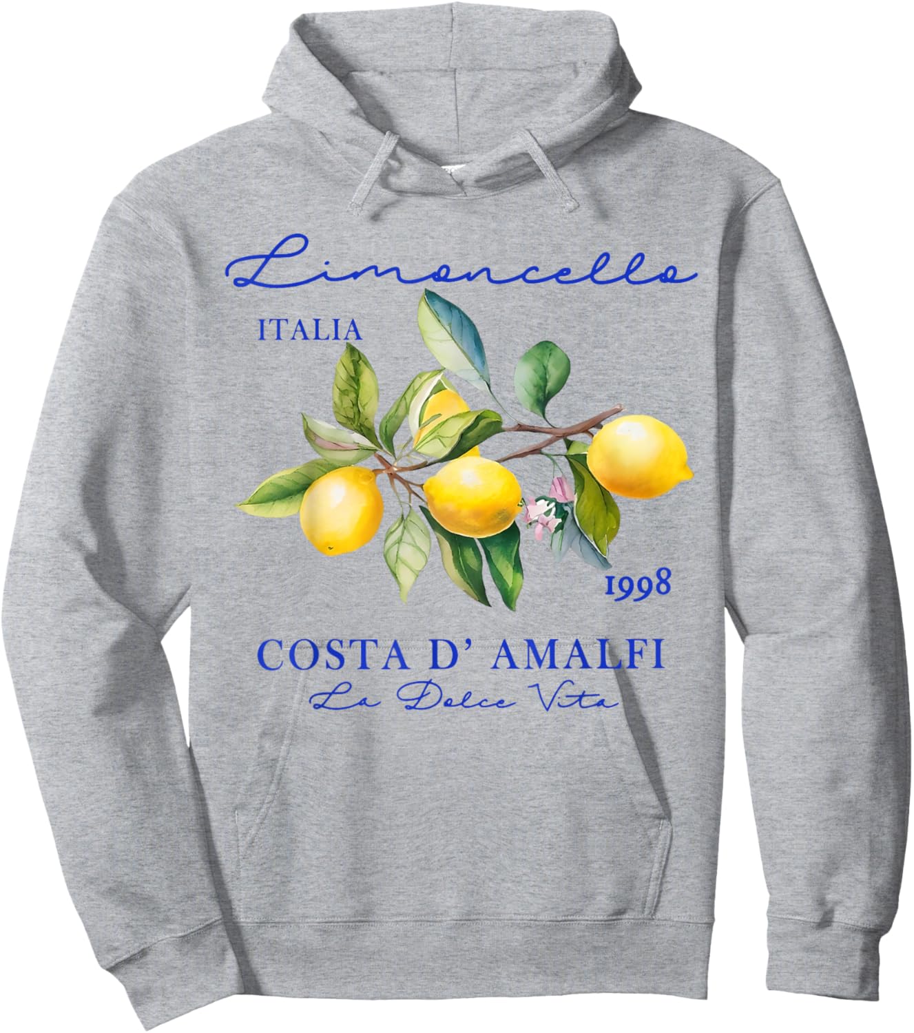 Limoncello Lemon Italy Summer Fruit Festival Women Men Hoodie - Hoodie | Ash