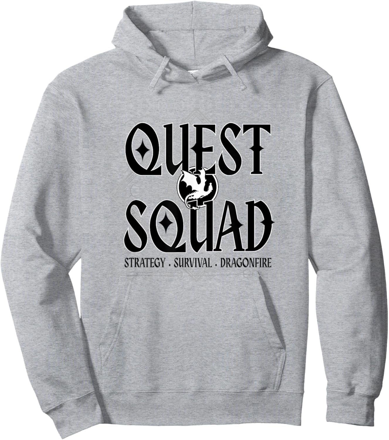 Fourth Wing The Empyrean Quest Squad Dragonbound Circle Hoodie - Hoodie | Ash