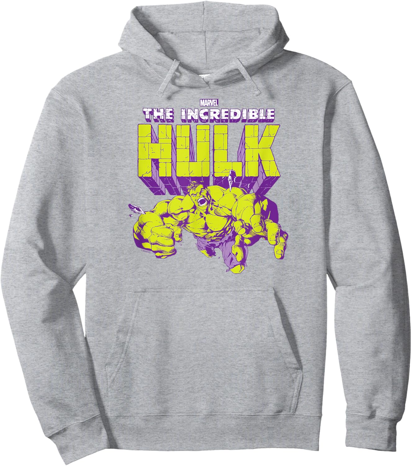 Hulk - Logo Pose Hoodie - Hoodie | Ash