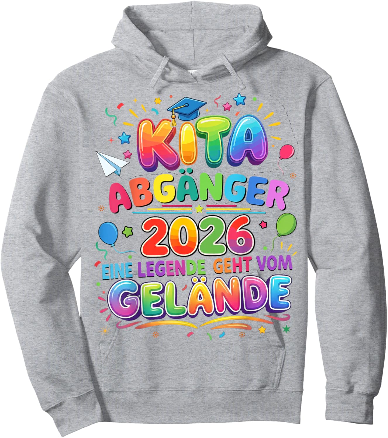 Nursery 2026 School Child Boy Girl Hoodie - Hoodie | Ash