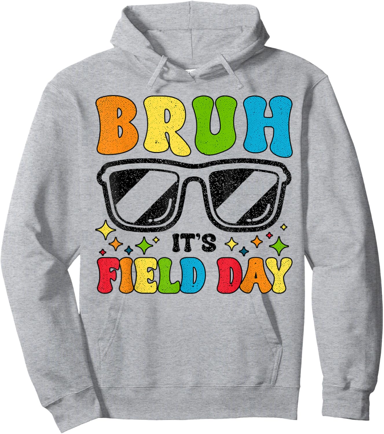 Bruh It's Field Day Orange Team Color Field Trip Team Game Hoodie - Hoodie | Ash