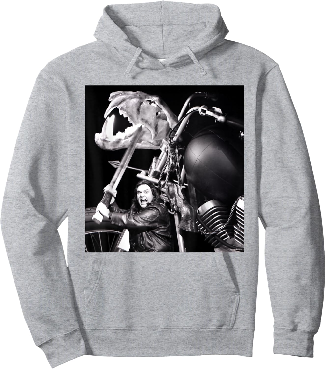 Meatloaf Bad Attitude Tour 1985 By Simon Fowler Hoodie - Hoodie | Ash