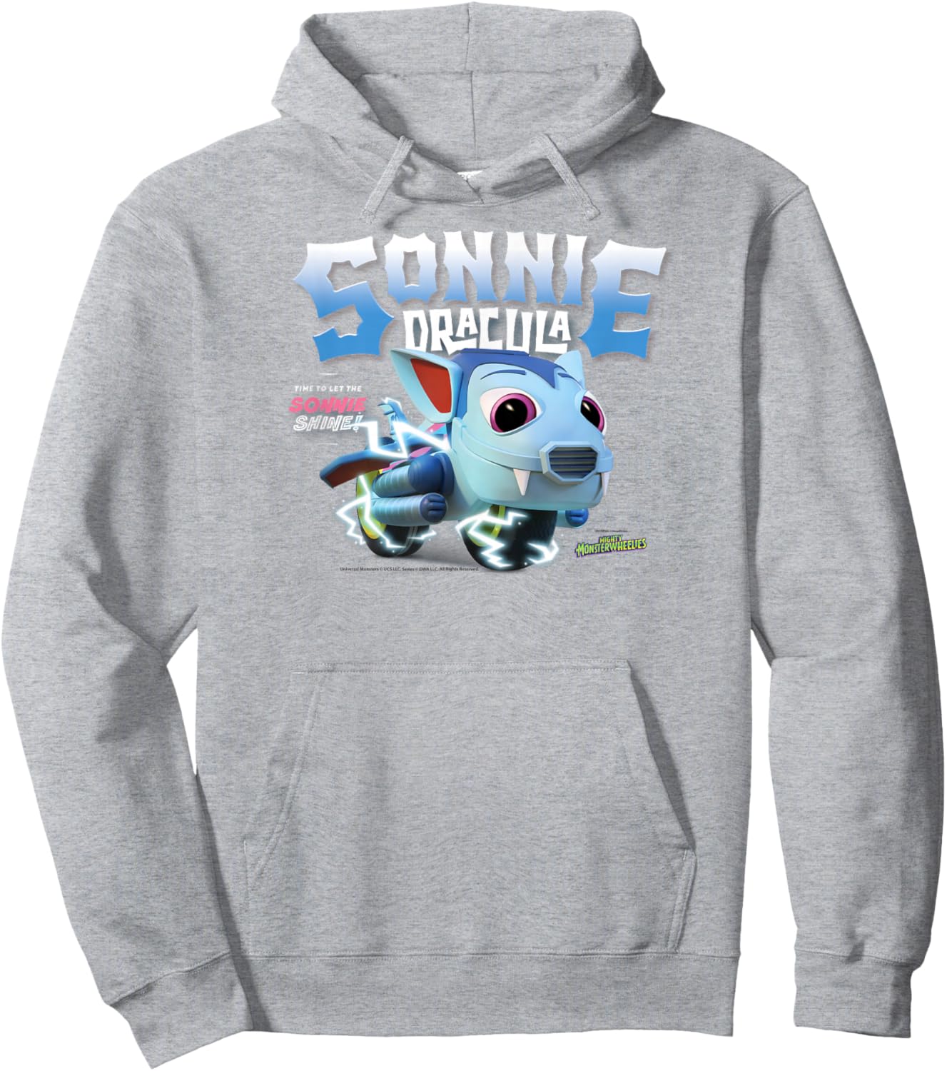 DreamWorks Mighty MonsterWheelies Sonnie Dracula Hoodie - Hoodie | Ash