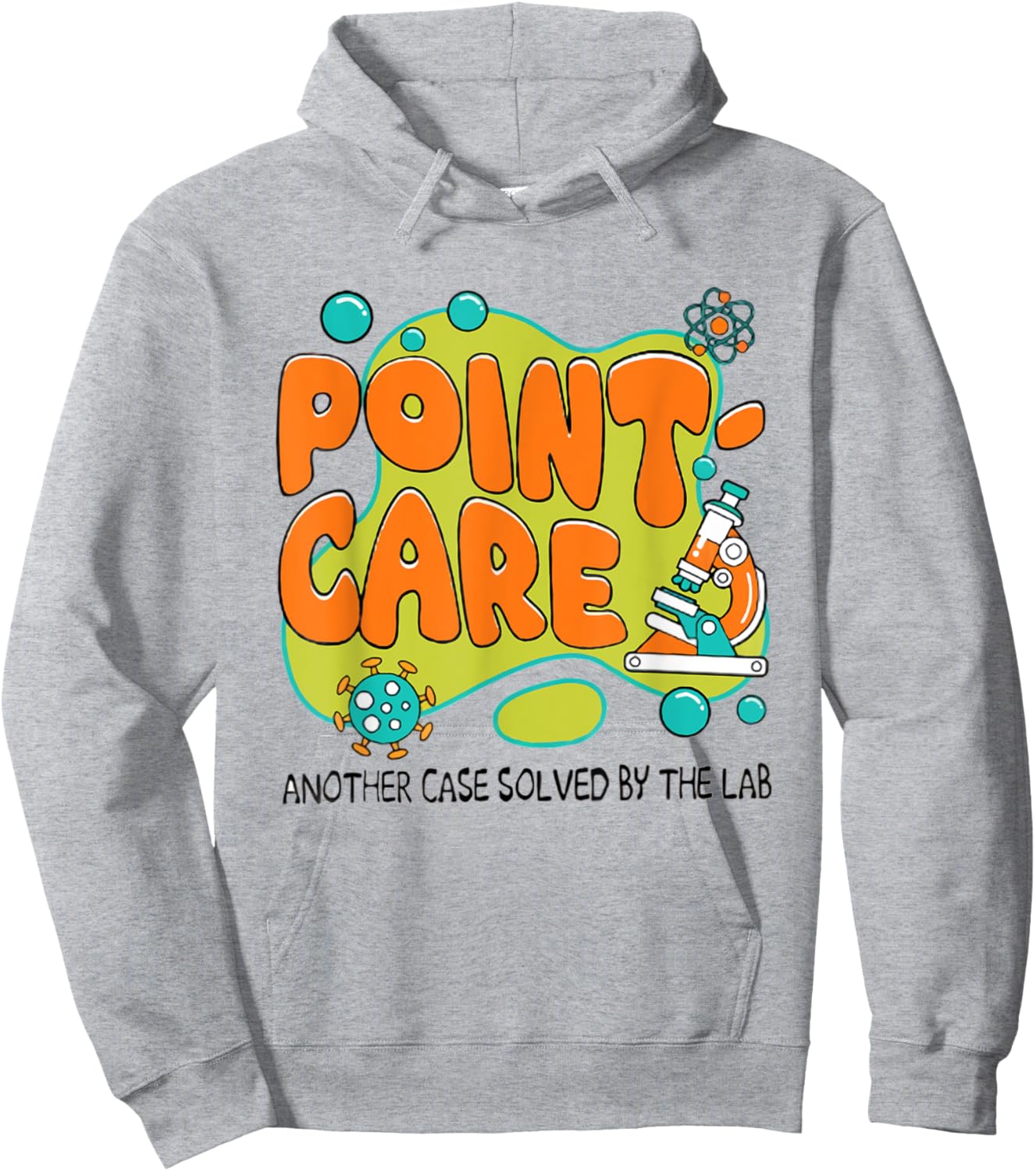 Point Care Lab Week 2025 Mystery Machine of Diagnostics Hoodie - Hoodie | Ash