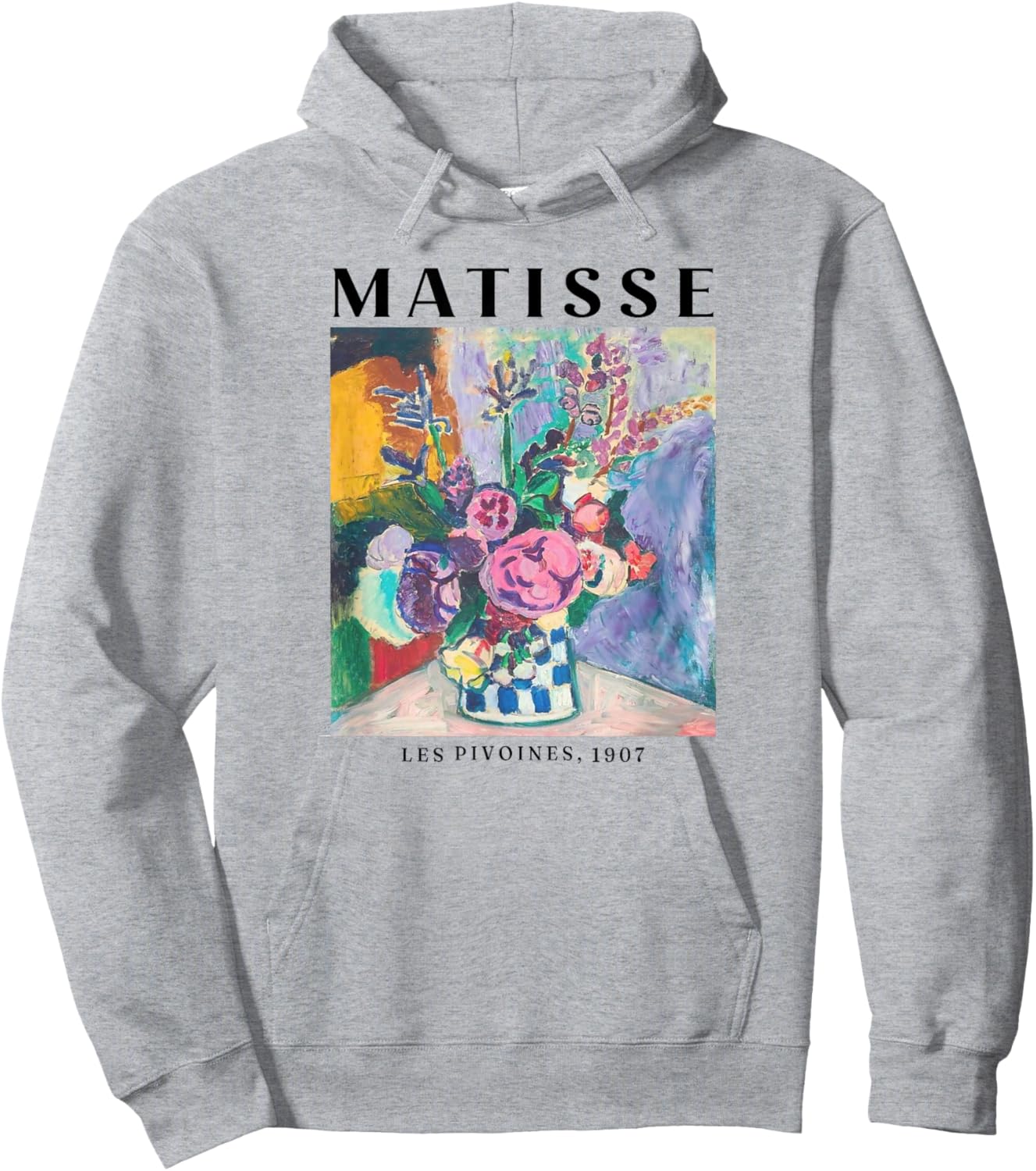 Matisse Les Pivoines 1907 Flower Hoodie - Hoodie | Ash
