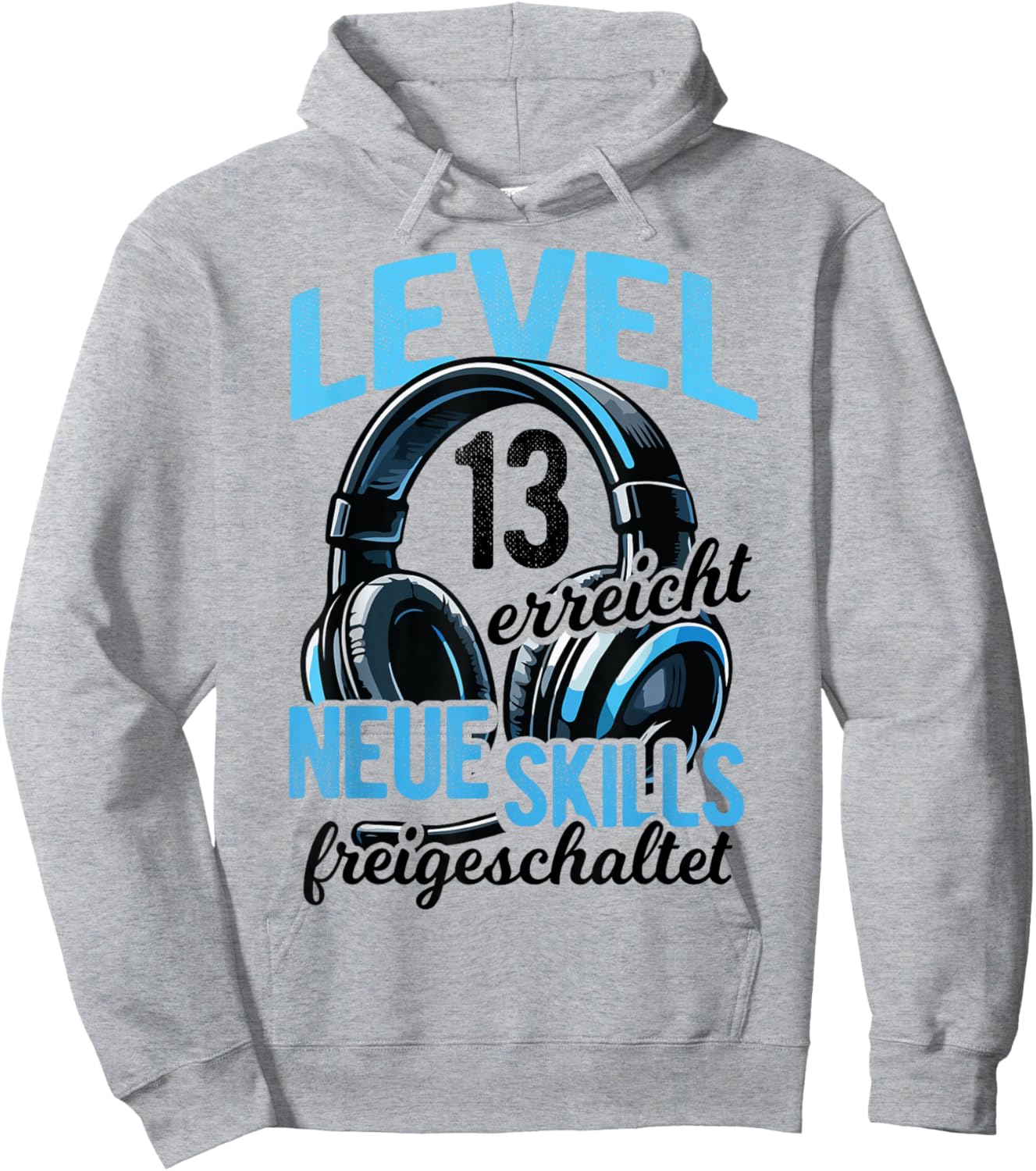 13. Geburtstag Jungen Video Gamer Level 13 Erreicht Junge Hoodie - Hoodie | Ash