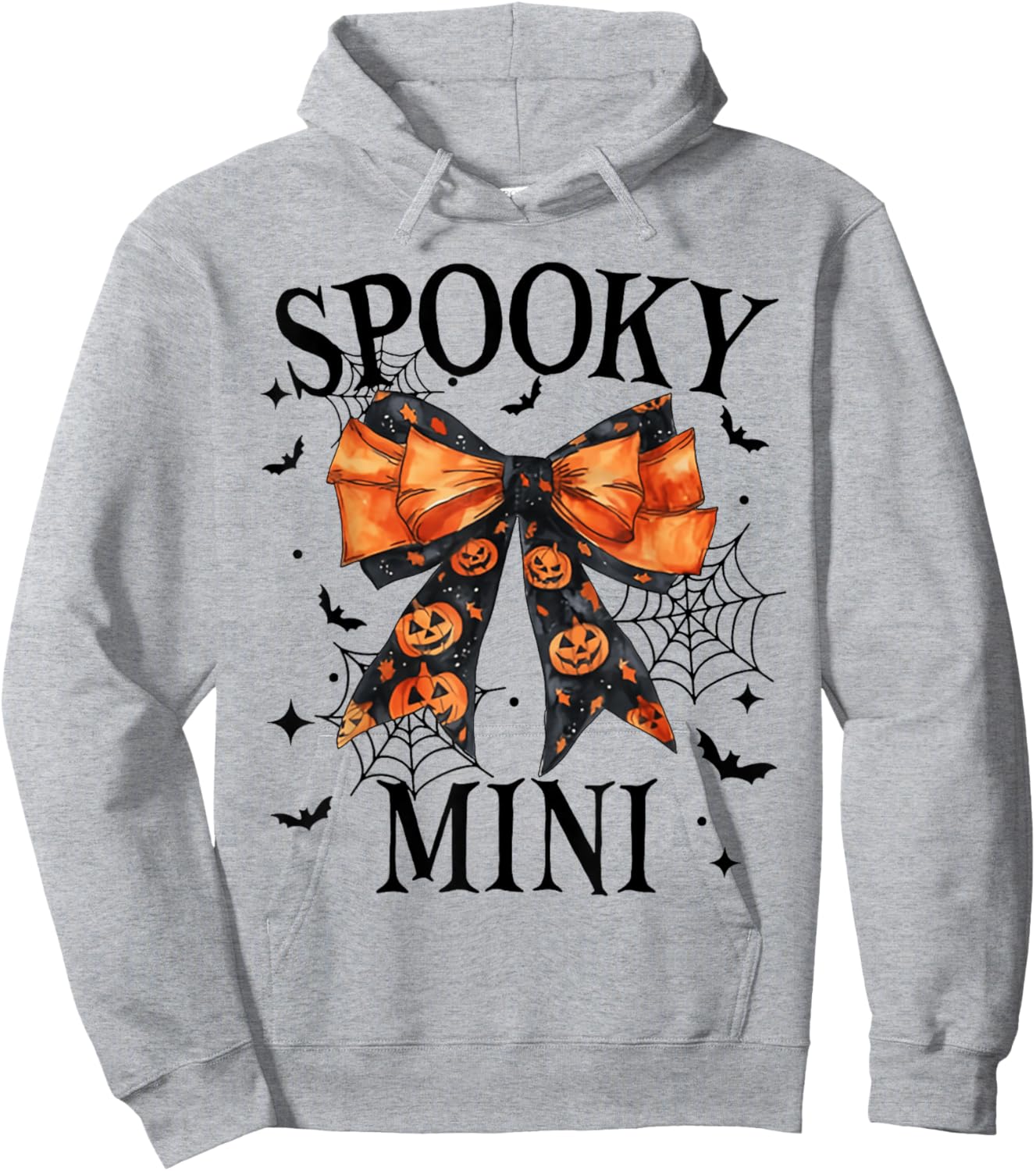 Spooky Mama Mini Coquette Halloween Spooky vibes Hoodie - Hoodie | Ash