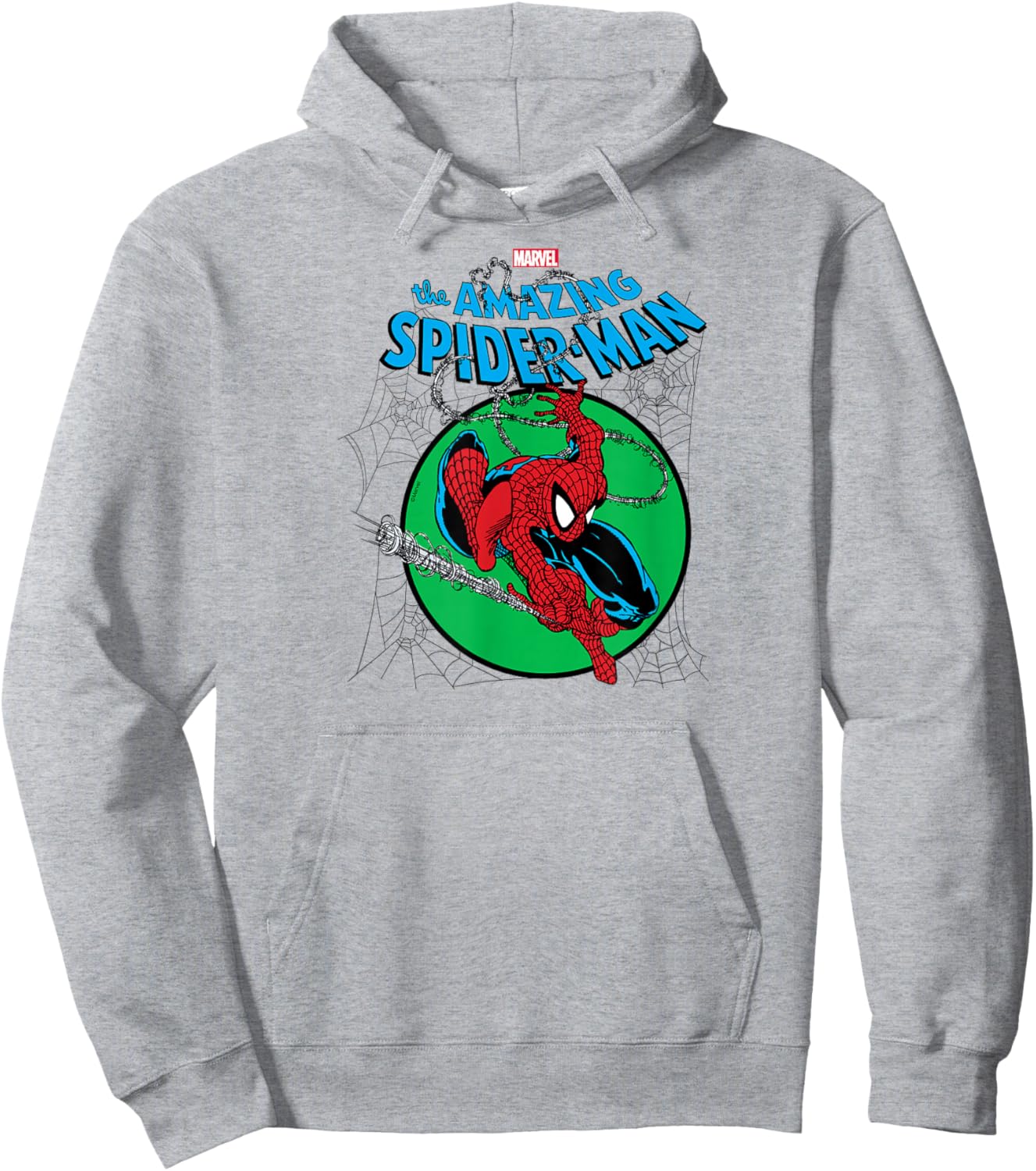 Spider-Man - Green Circle Hoodie - Hoodie | Ash