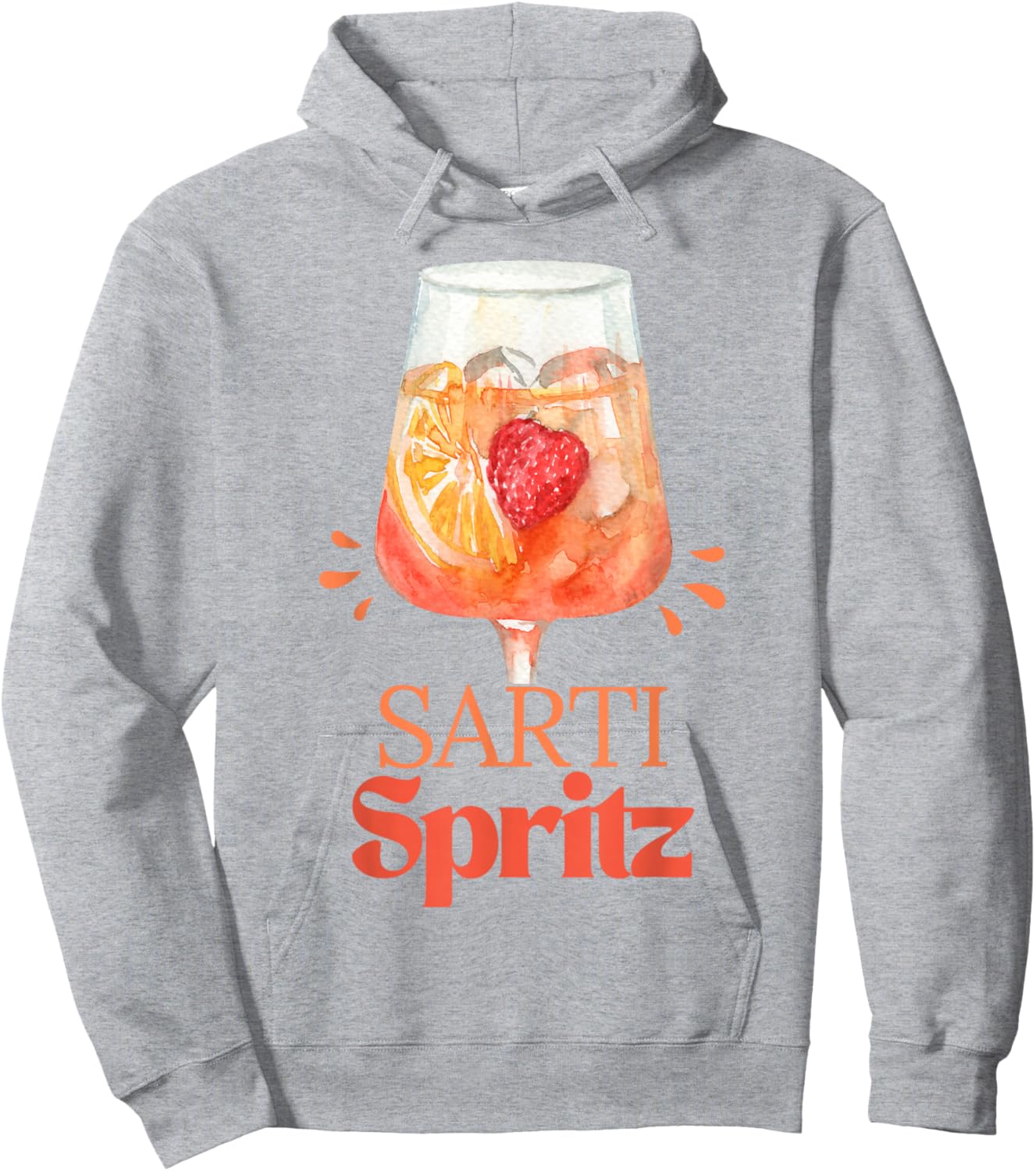 Sarti Spritz Social Club Italian Aperitif Style Hoodie - Hoodie | Ash