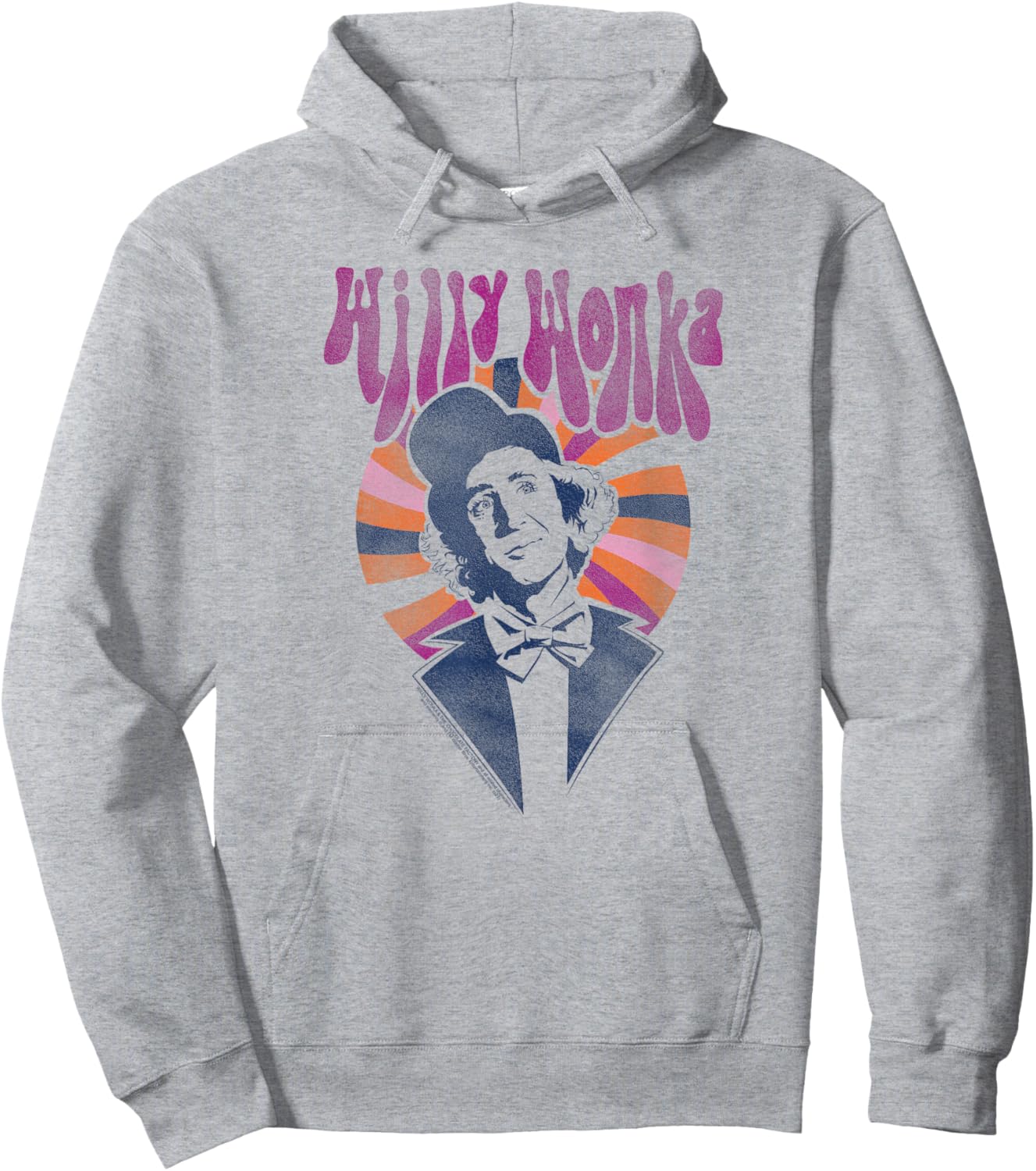 Willy Wonka and The Chocolate Factory Colorful Heart Movie Hoodie - Hoodie | Ash
