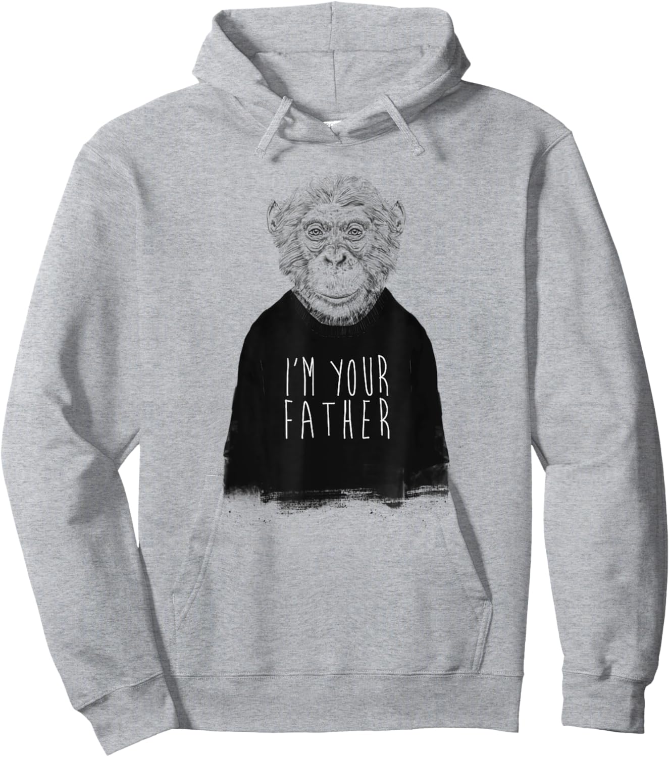 Funny Monkey I'm Your Father - Daddy Fathers Day Hoodie - Hoodie | Ash
