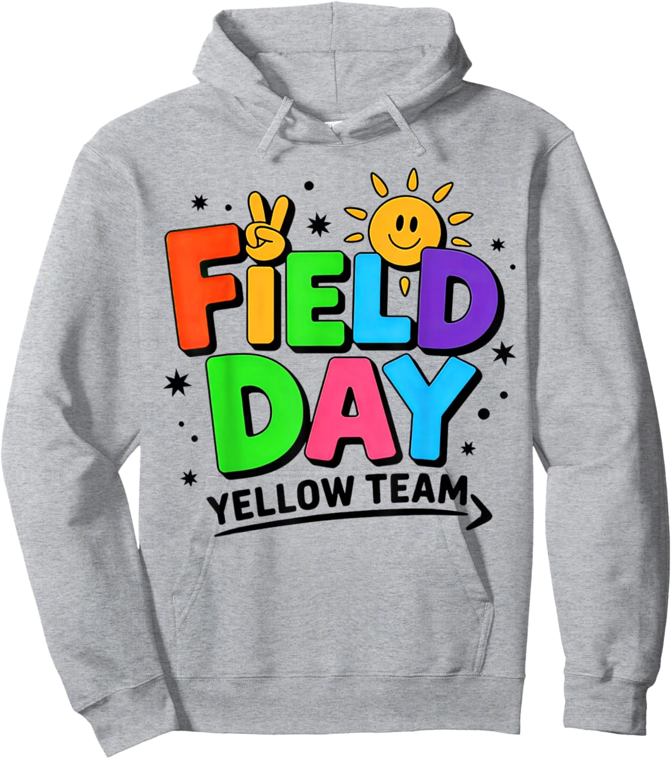 Field Day Yellow Team Hoodie - Hoodie | Ash