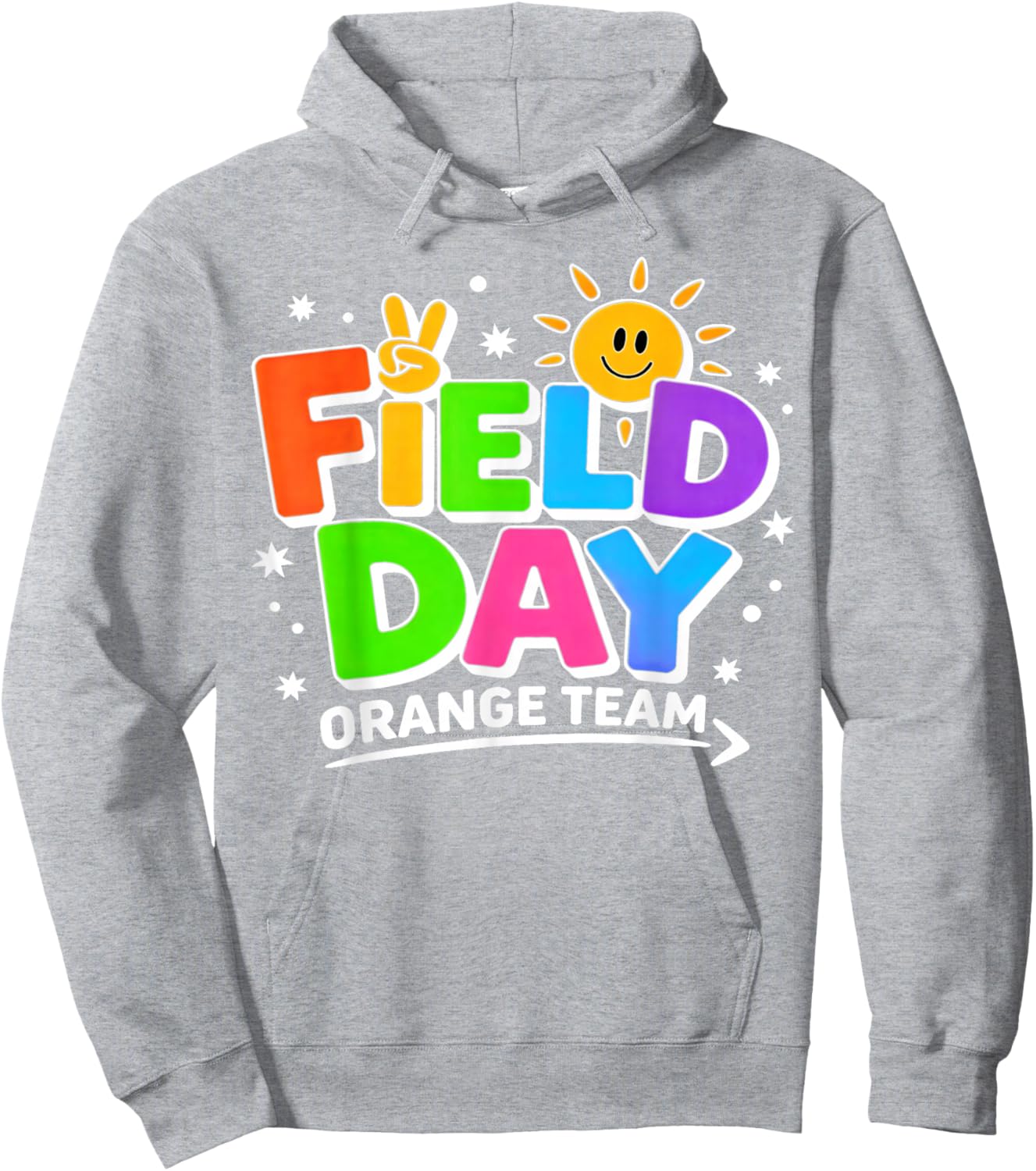Field Day Orange Team Hoodie - Hoodie | Ash