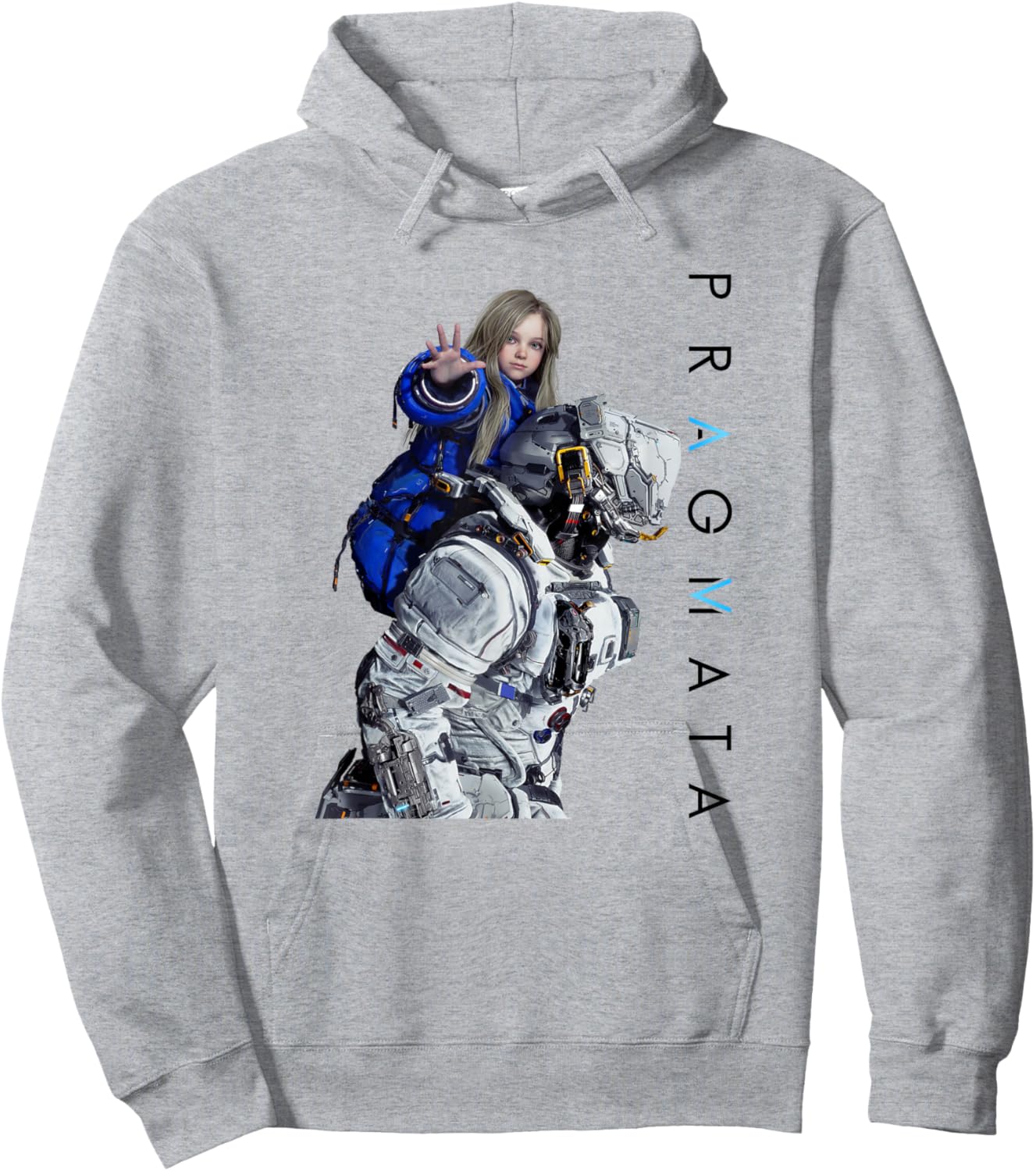 PRAGMATA Key Art FP(W) Hoodie - Hoodie | Ash