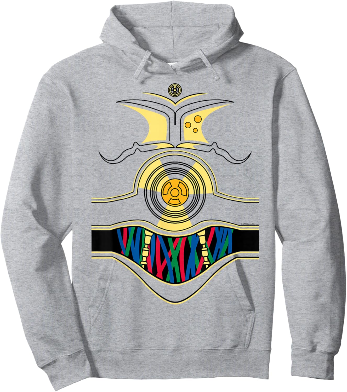 C3PO Costume Hoodie - Hoodie | Ash