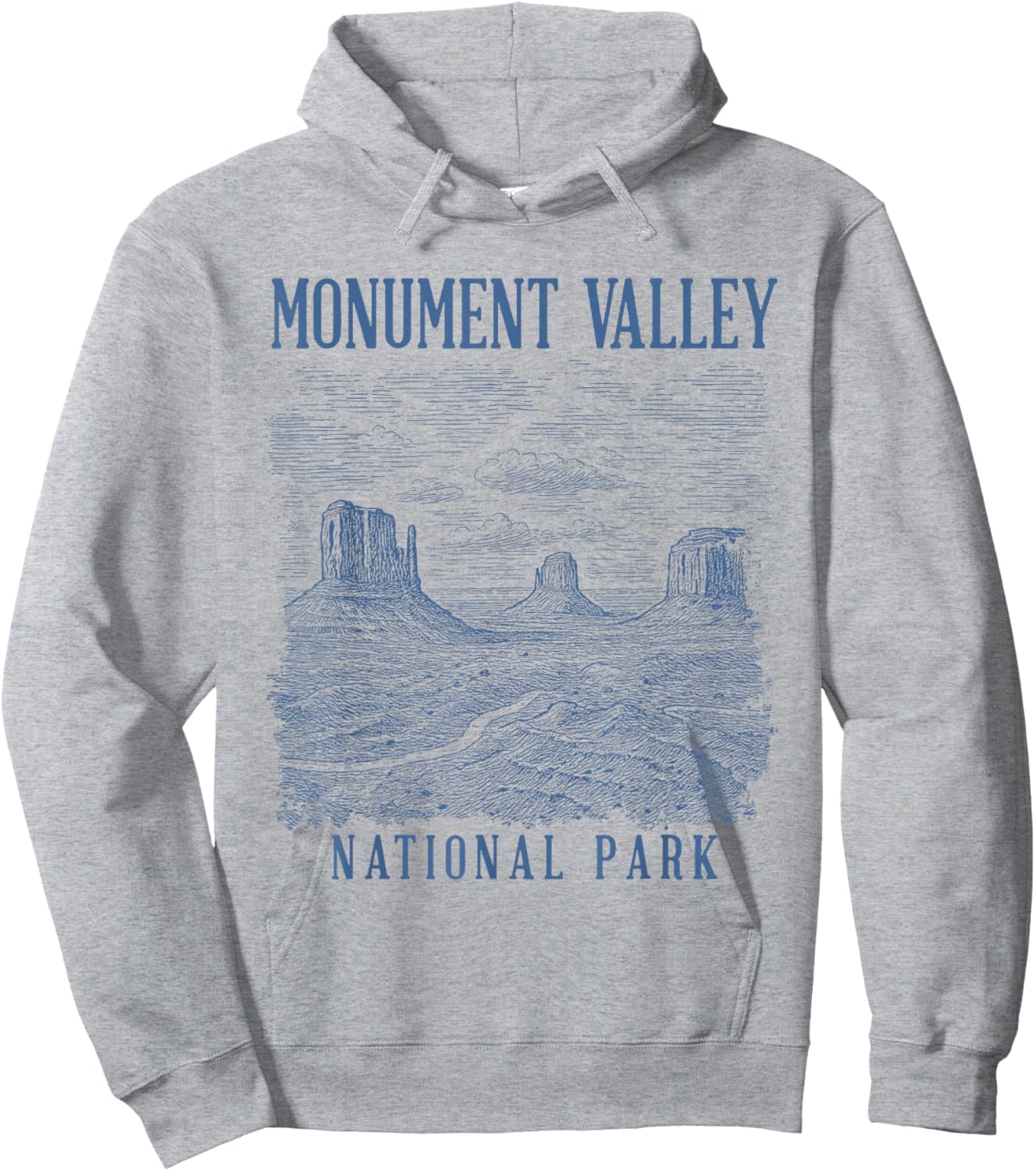 Monument Valley Arizona Traveling Nature Lover Exploring Hoodie - Hoodie | Ash