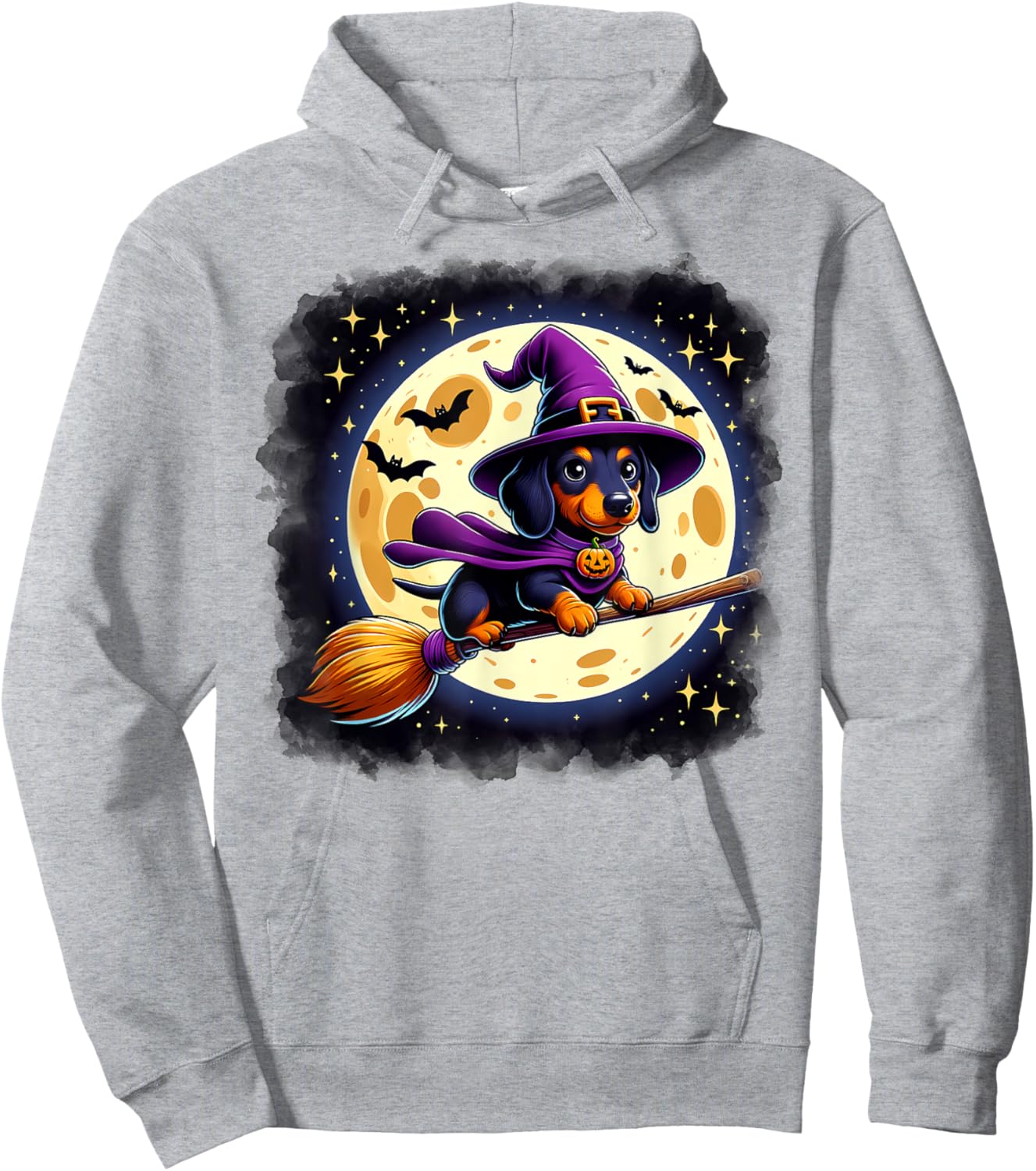 Cute Dachshund Halloween Costume Shirt Dog Lover Women Girls Hoodie - Hoodie | Ash