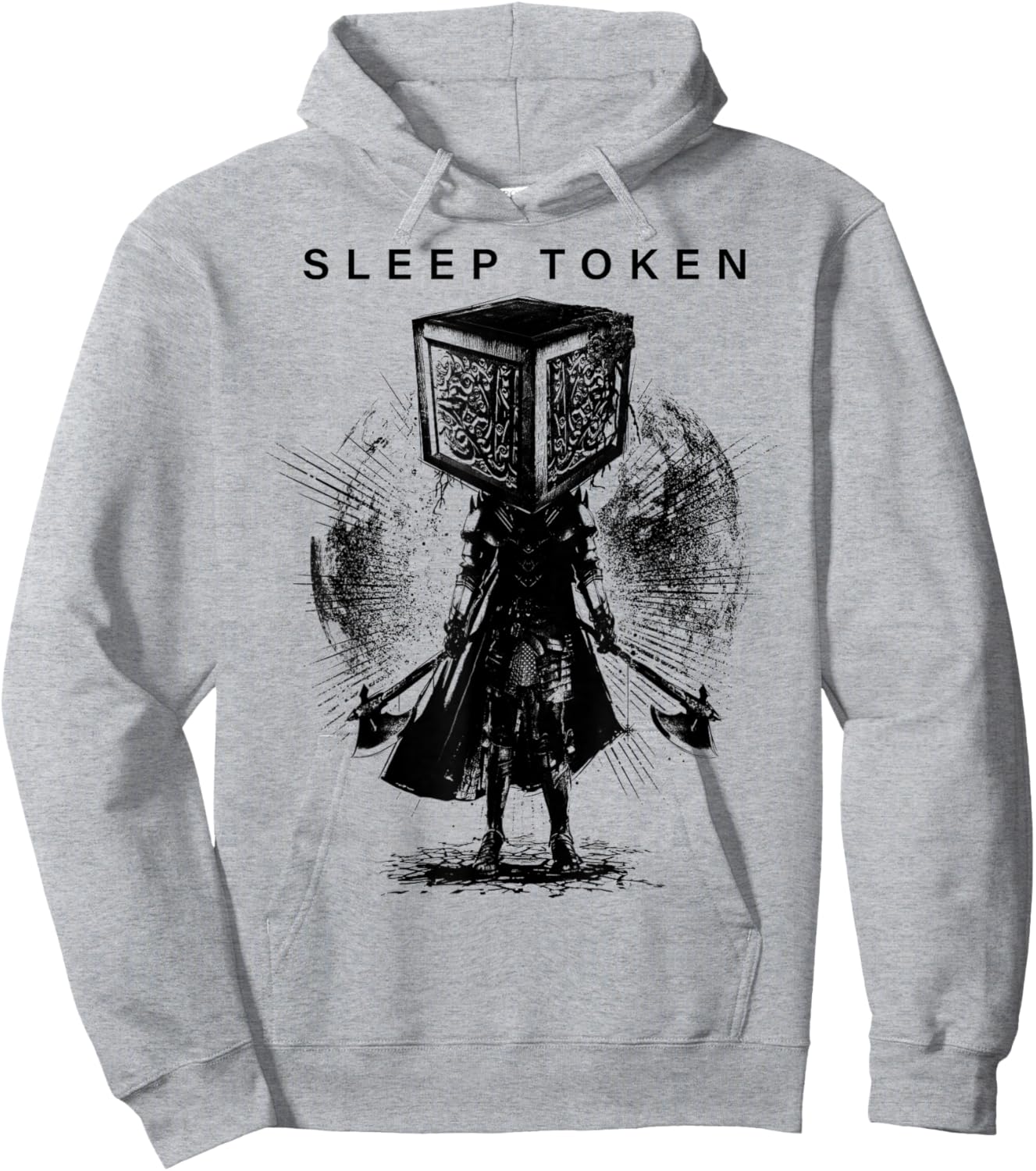 Sleep Token Axe Samurai Hoodie - Hoodie | Ash