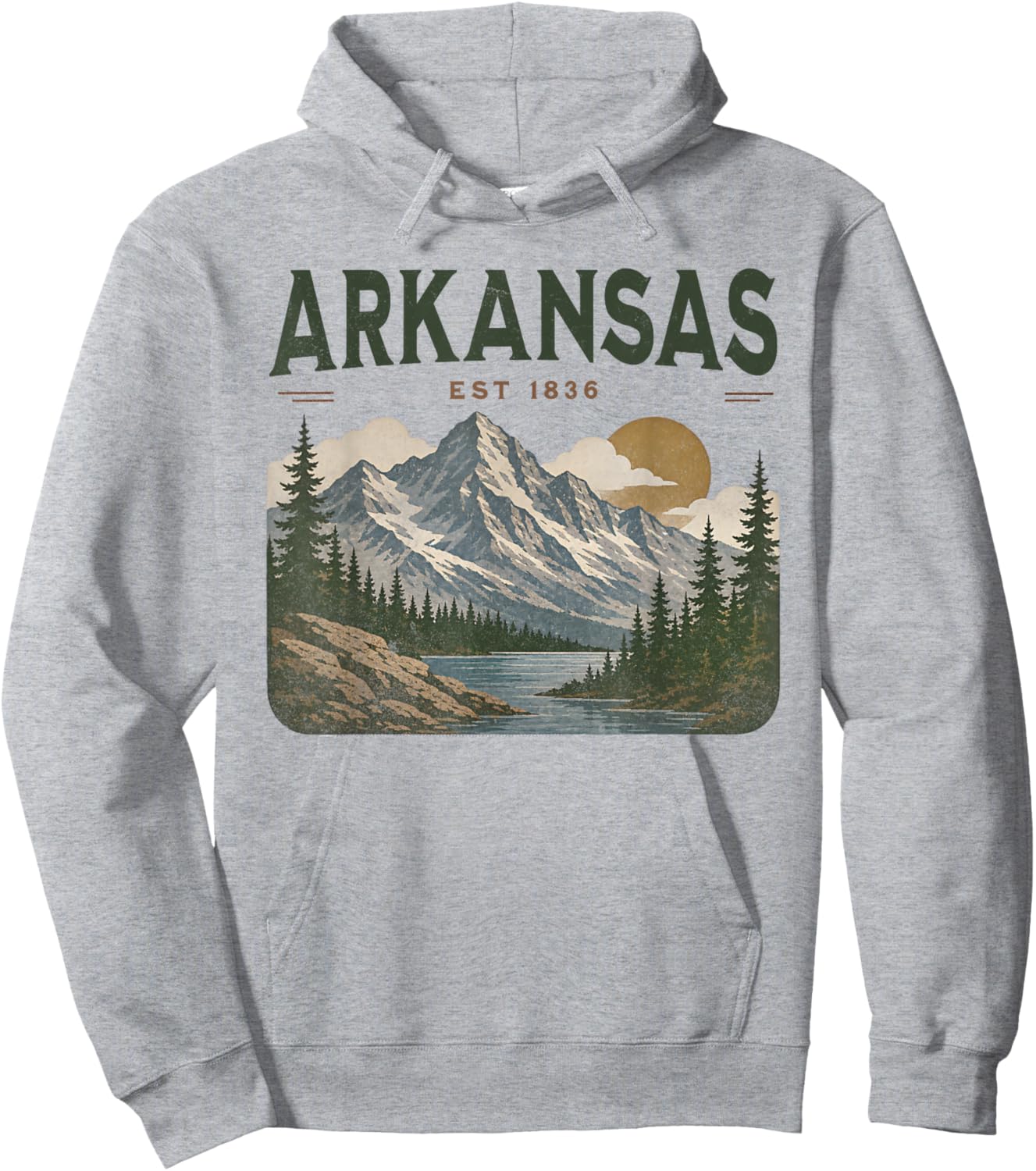 Arkansas Hoodie - Hoodie | Ash