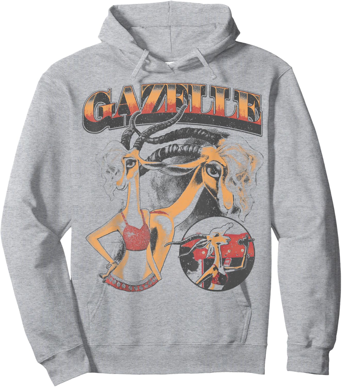 Disney Zootopia Gazelle Bold Text Glamorous Pop Star Singing Hoodie - Hoodie | Ash