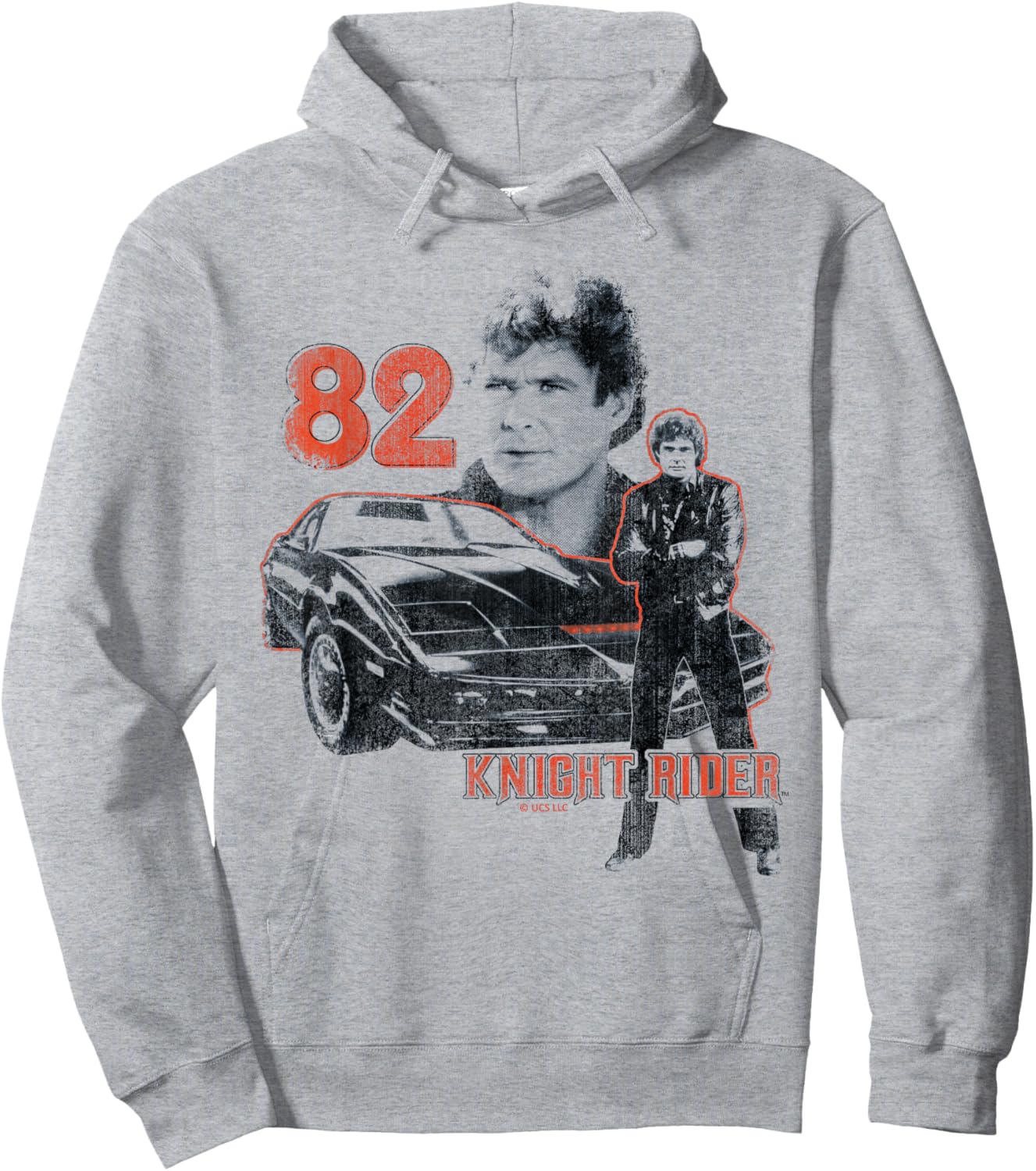 Knight Rider 82 Ikonisches Retro-Design Hoodie - Hoodie | Ash