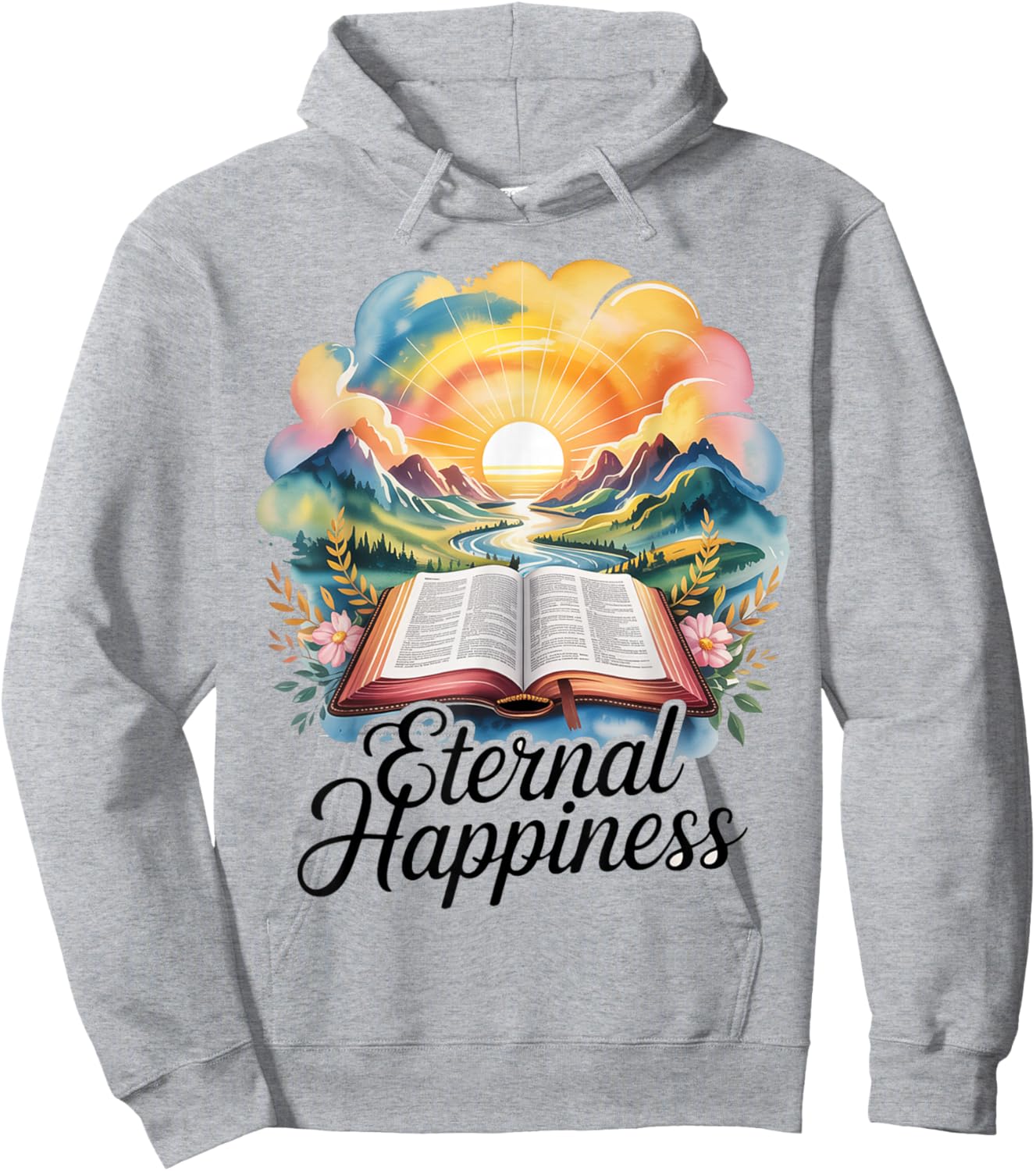 Jehovah's Witness 2026 Convention Eternal Happiness JW ORG Hoodie - Hoodie | Ash