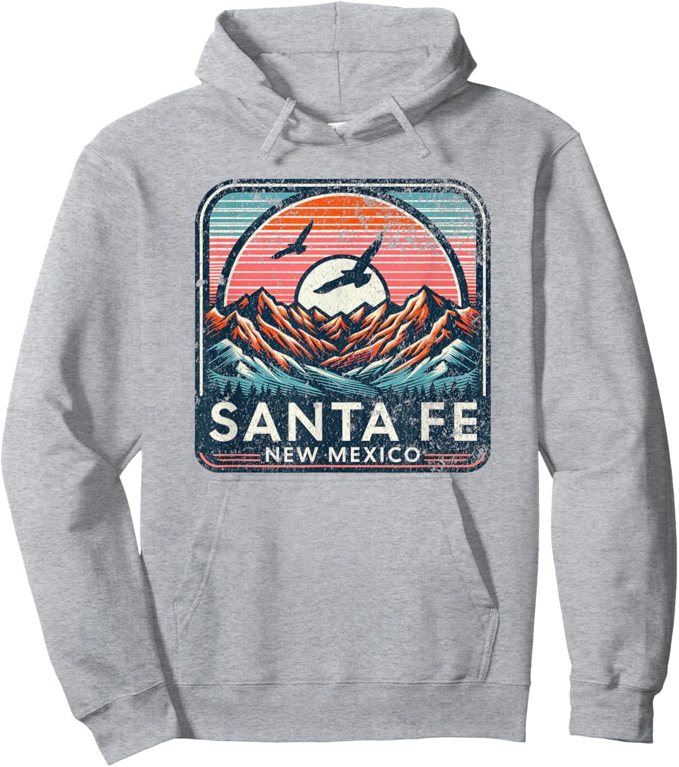 Santa Fe Hoodie - Hoodie | Ash