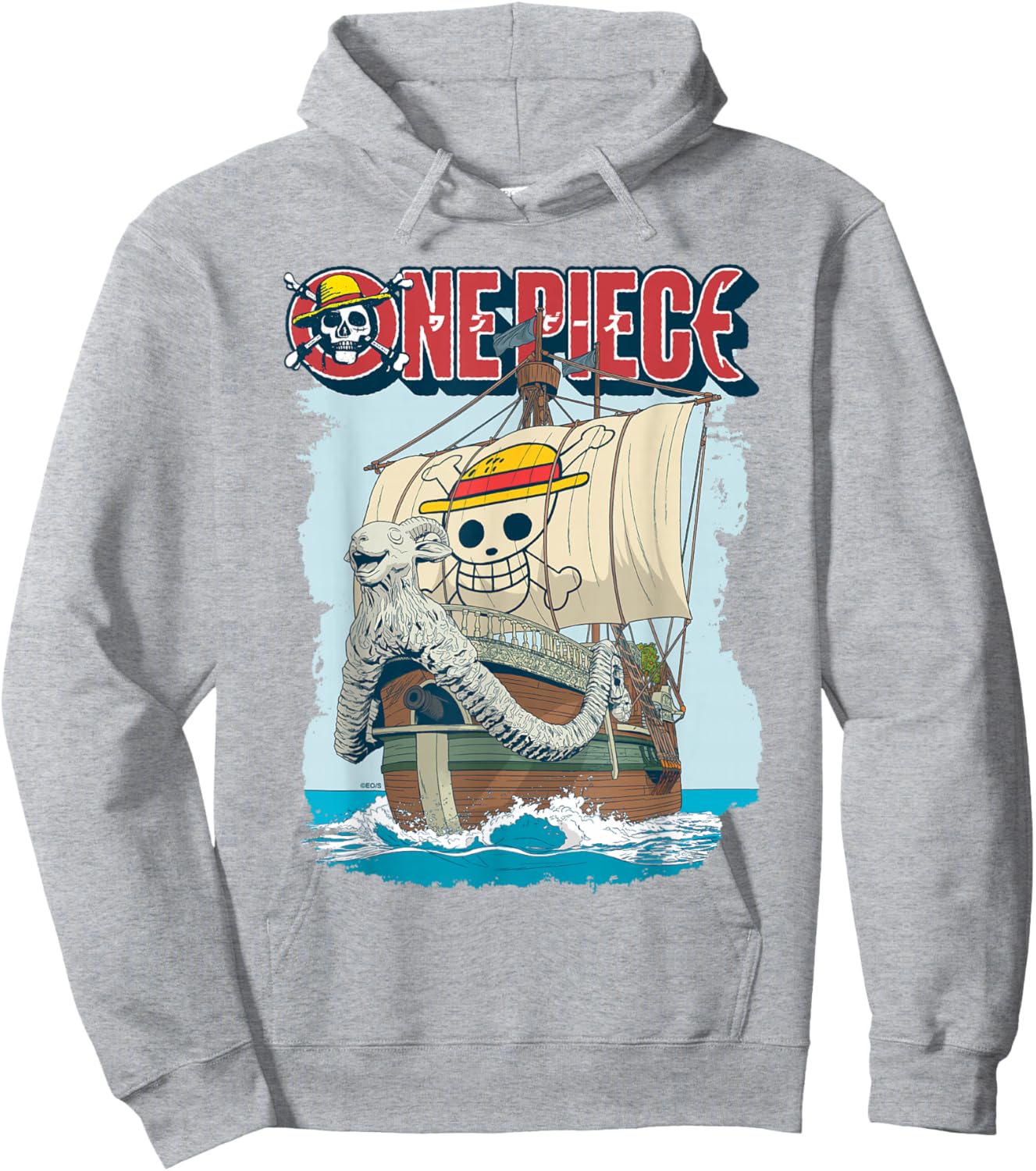 One Piece Going Merry Hoodie - Hoodie | Ash