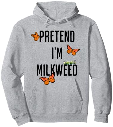 Pretend I'm Milkweed, funny easy Halloween costume Hoodie - Hoodie | Ash