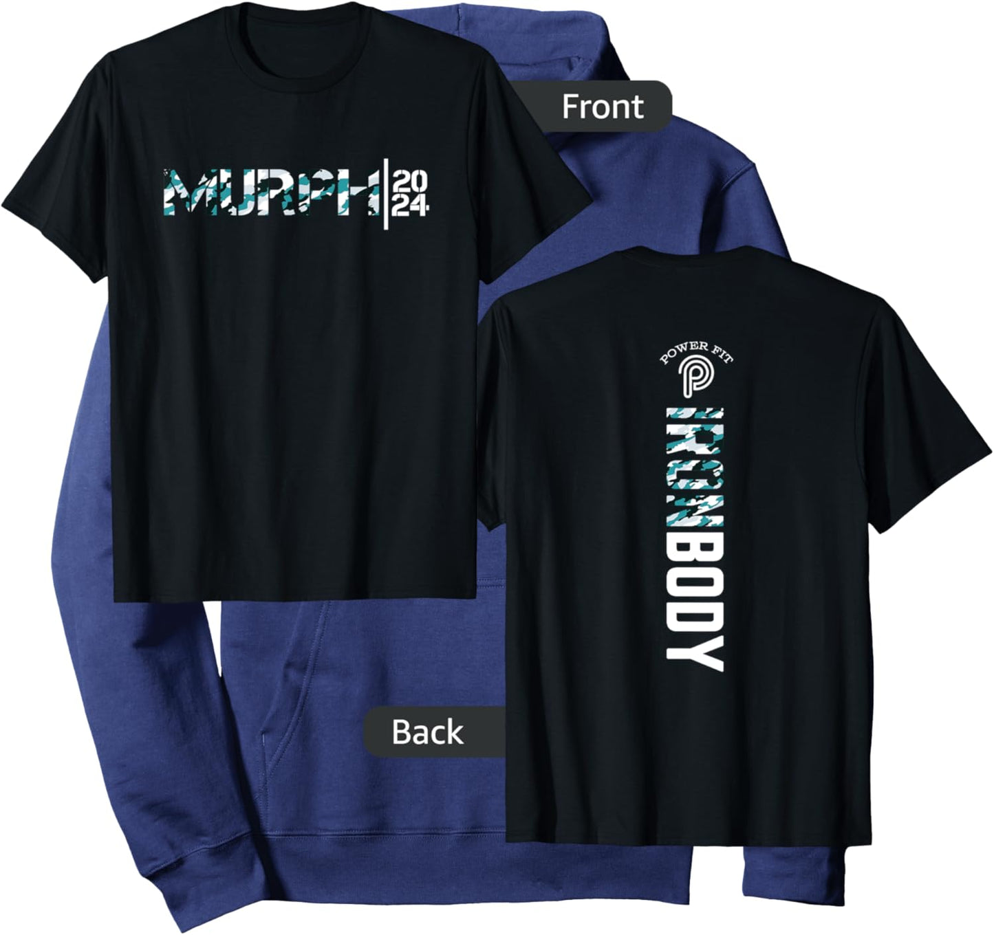 Murph Iron Body Amarillo Dark Hoodie - Hoodie | Navy