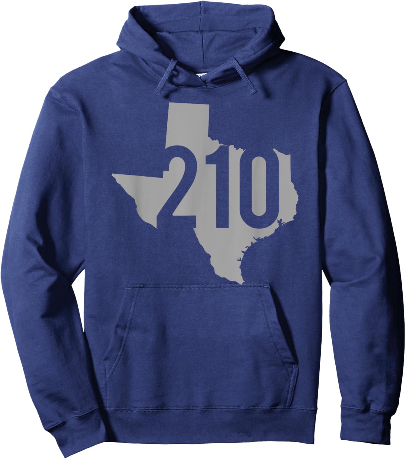 210 Area Code, San Antonio, Texas Hoodie - Hoodie | Navy