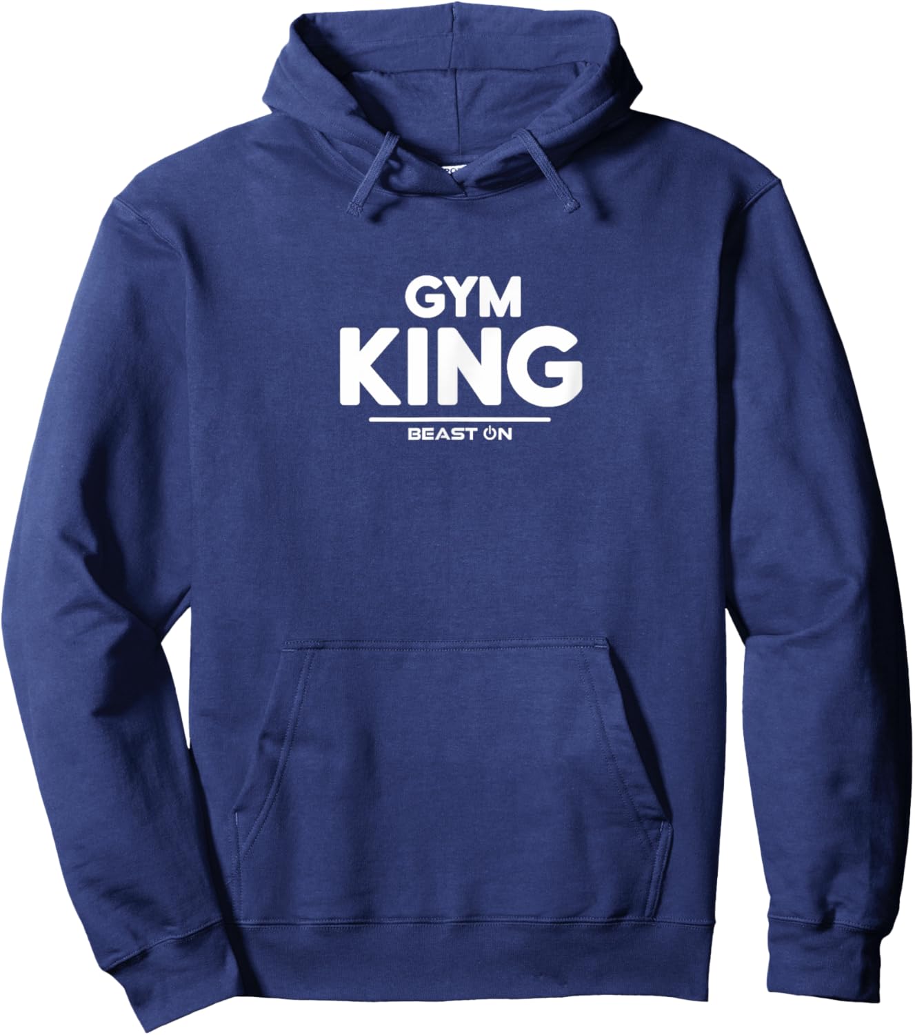 Gym Fitness King Bodybuilding Brave Cool Men's Training Hoodie - Hoodie | Navy