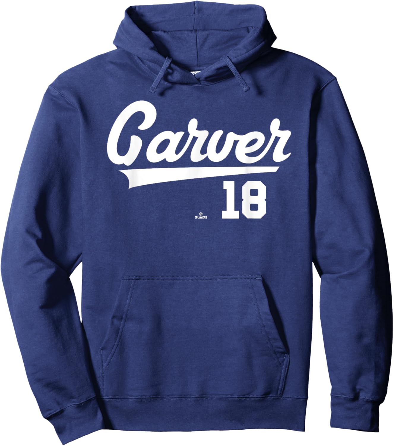 Player Name Swoosh Mitch Garver Seattle Baseball MLBPA Hoodie - Hoodie | Navy